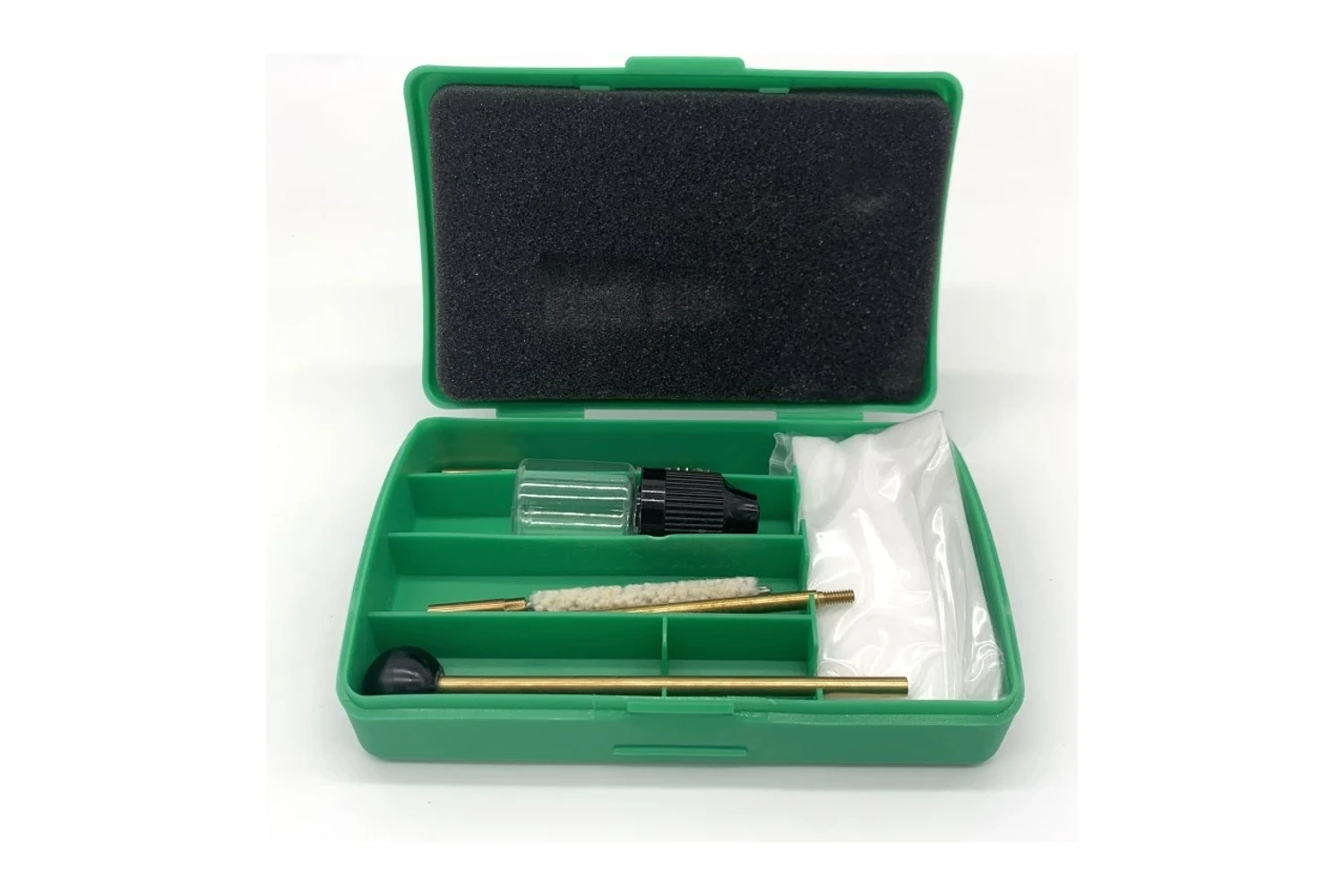 Kit de limpeza em estojo de plástico