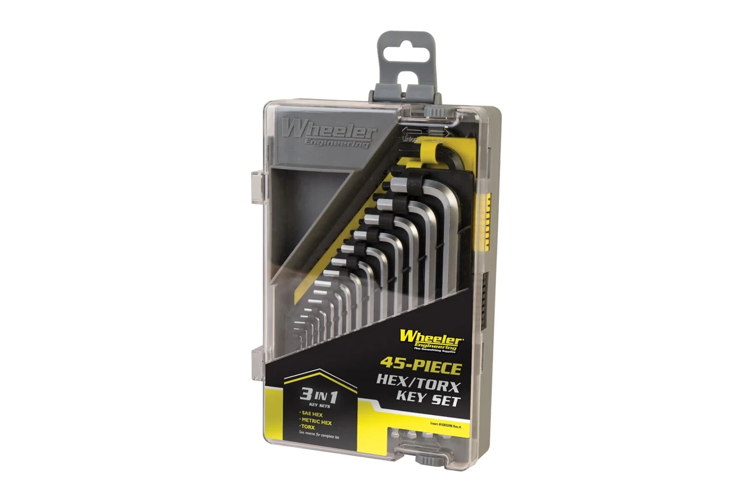 Juego de 45 llaves hexagonales y Torx