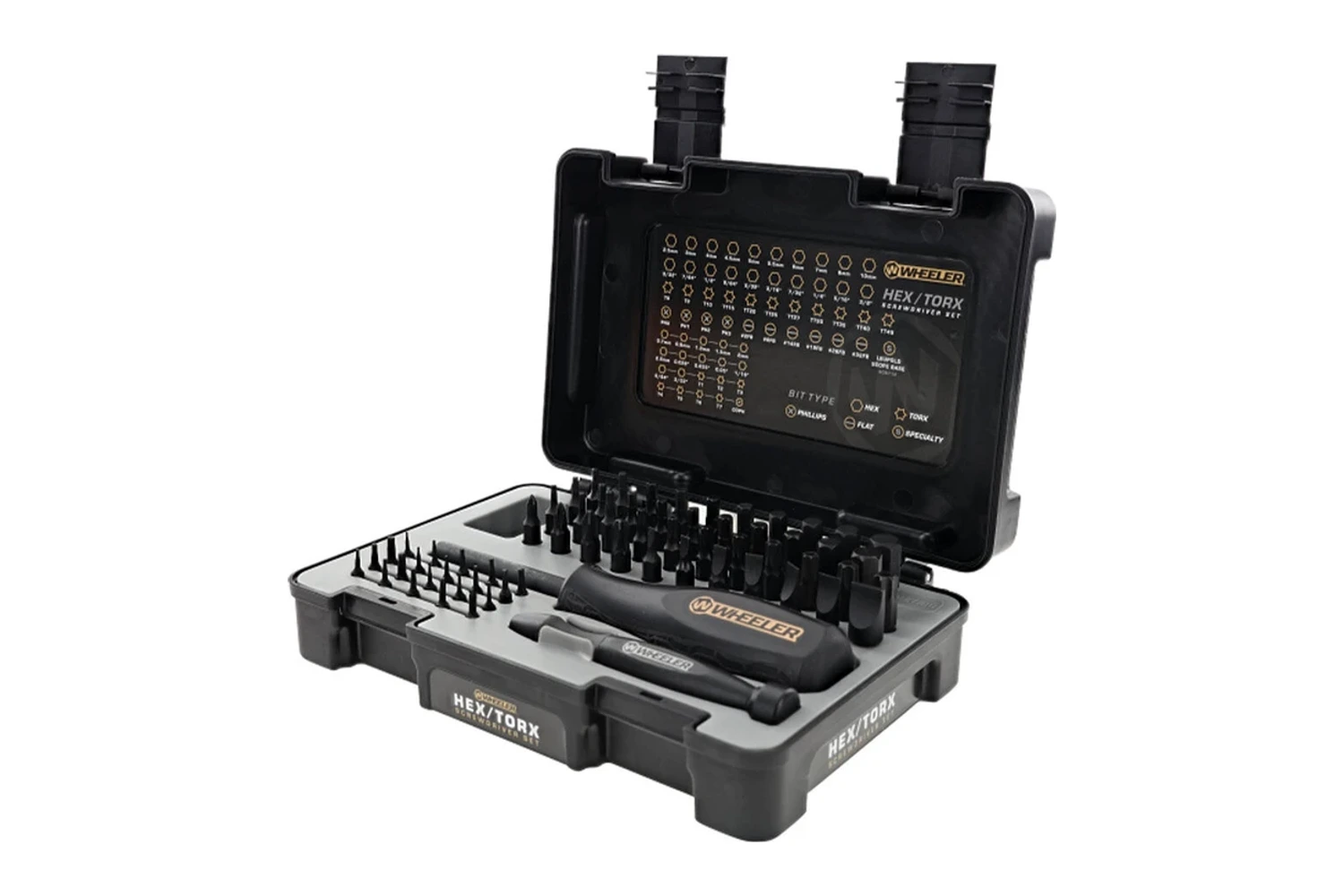 Juego hexagonal y Torx de 65 piezas