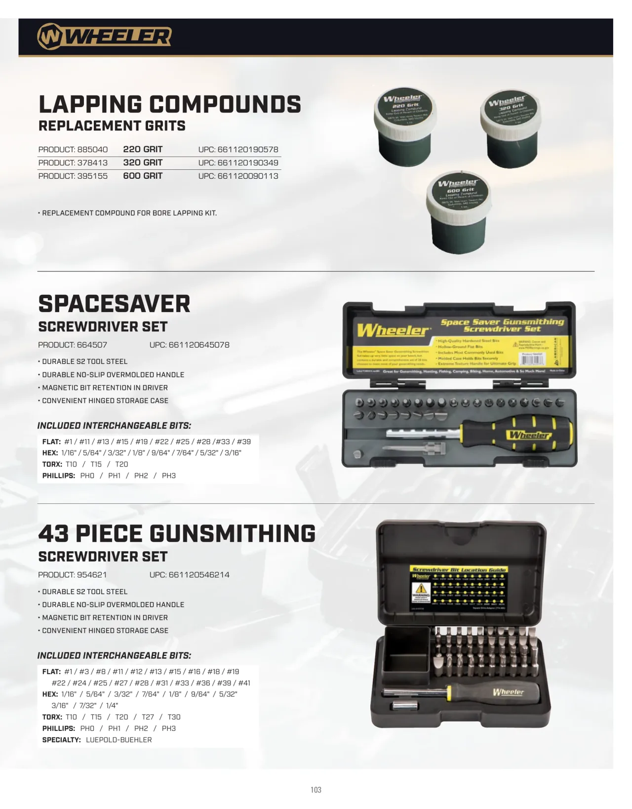 Página 103 de American Outdoor Brands · Accesorios de tiro 2023