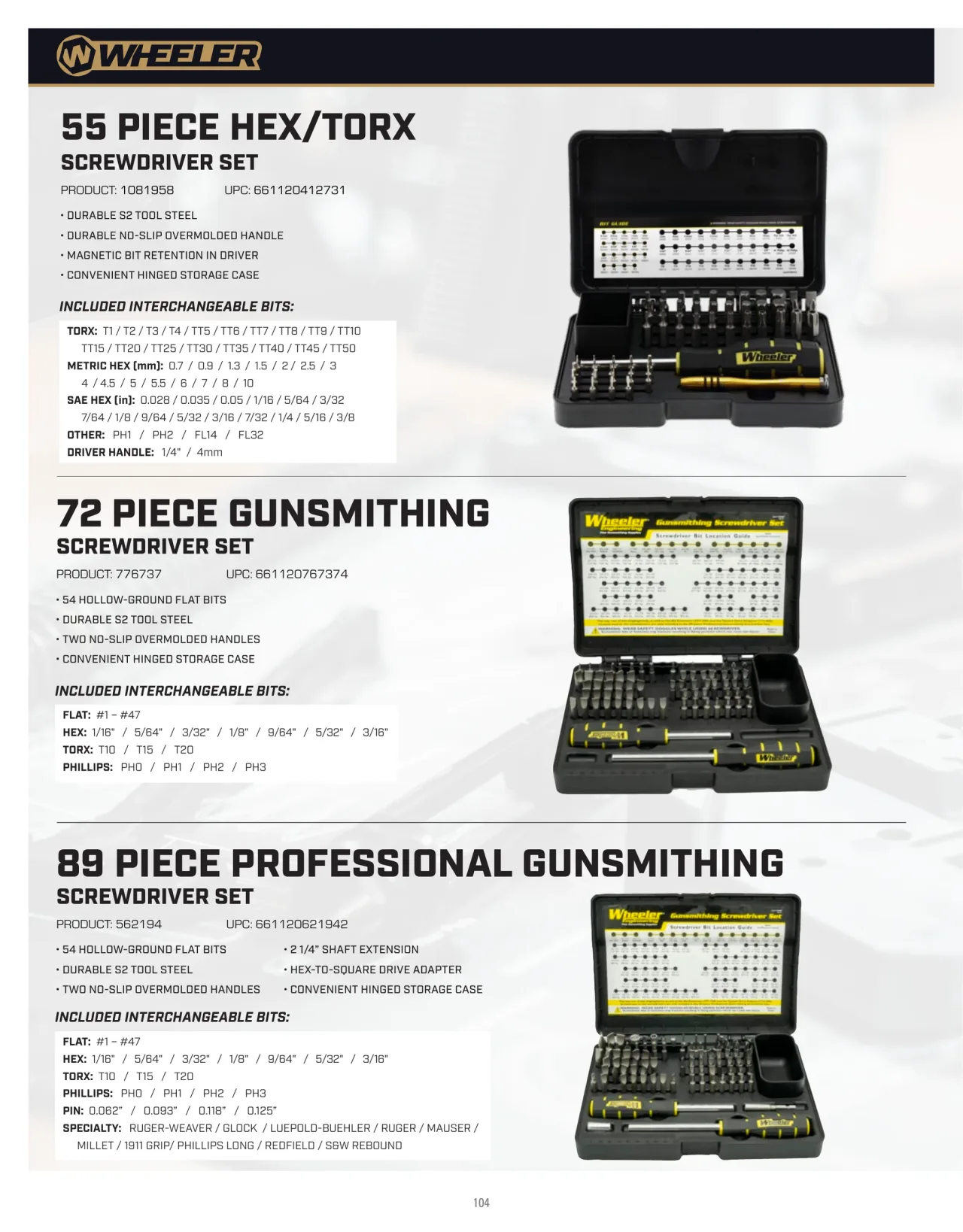 Página 104 de American Outdoor Brands · Accesorios de tiro 2023
