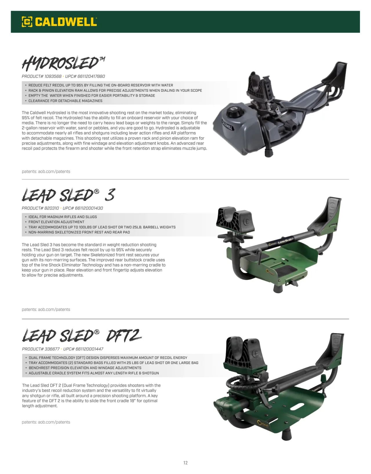 Página 12 de American Outdoor Brands · Accesorios de tiro 2023