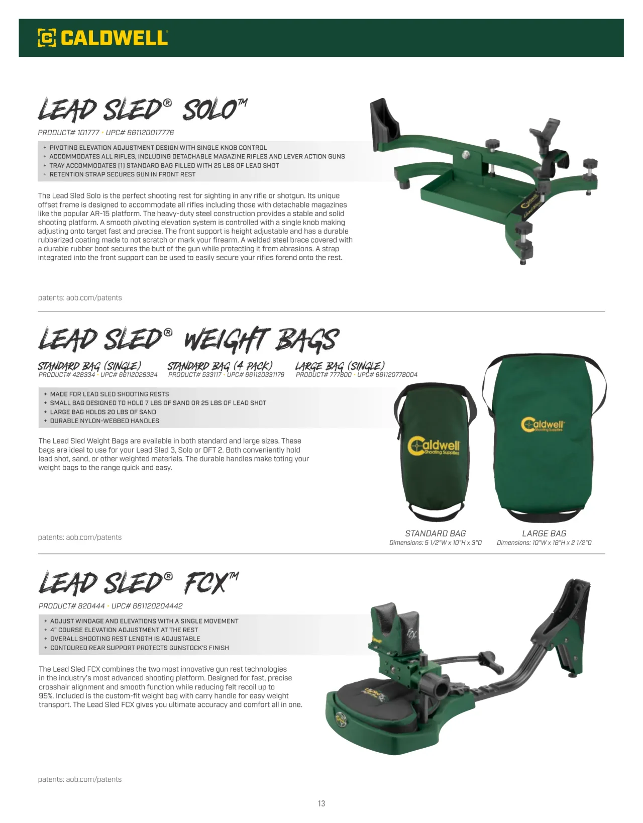 Página 13 de American Outdoor Brands · Accesorios de tiro 2023