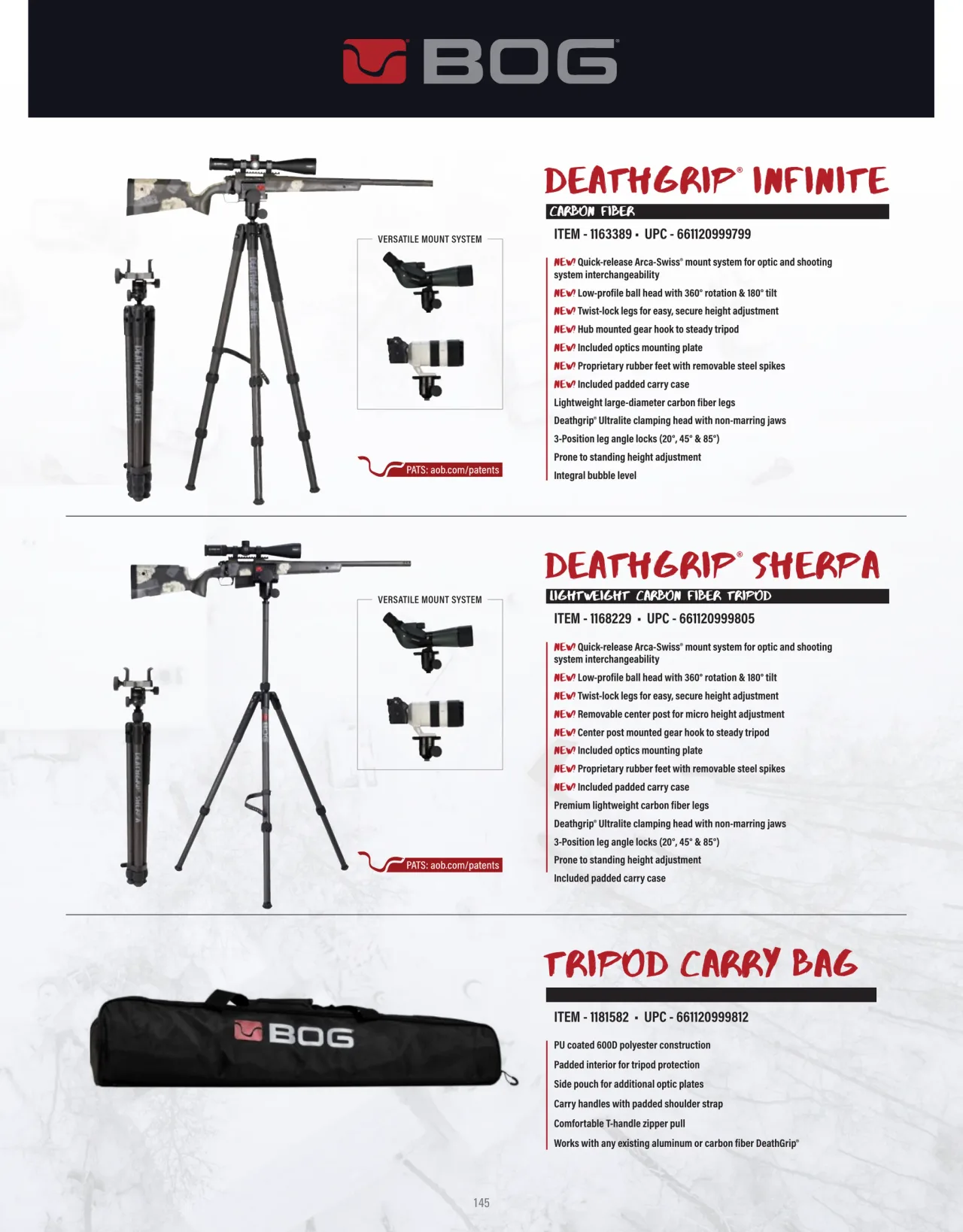 Página 145 de American Outdoor Brands · Accesorios de tiro 2023