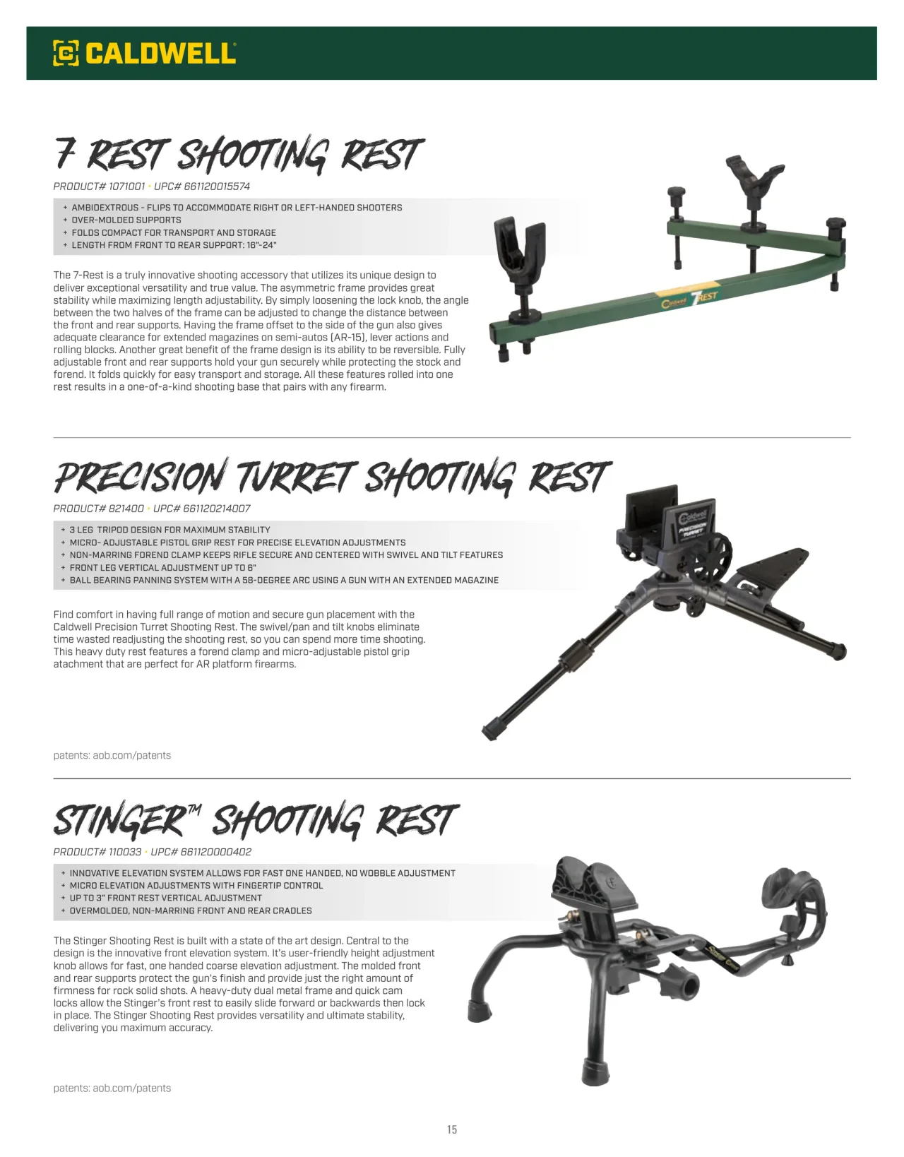 Página 15 de American Outdoor Brands · Accesorios de tiro 2023
