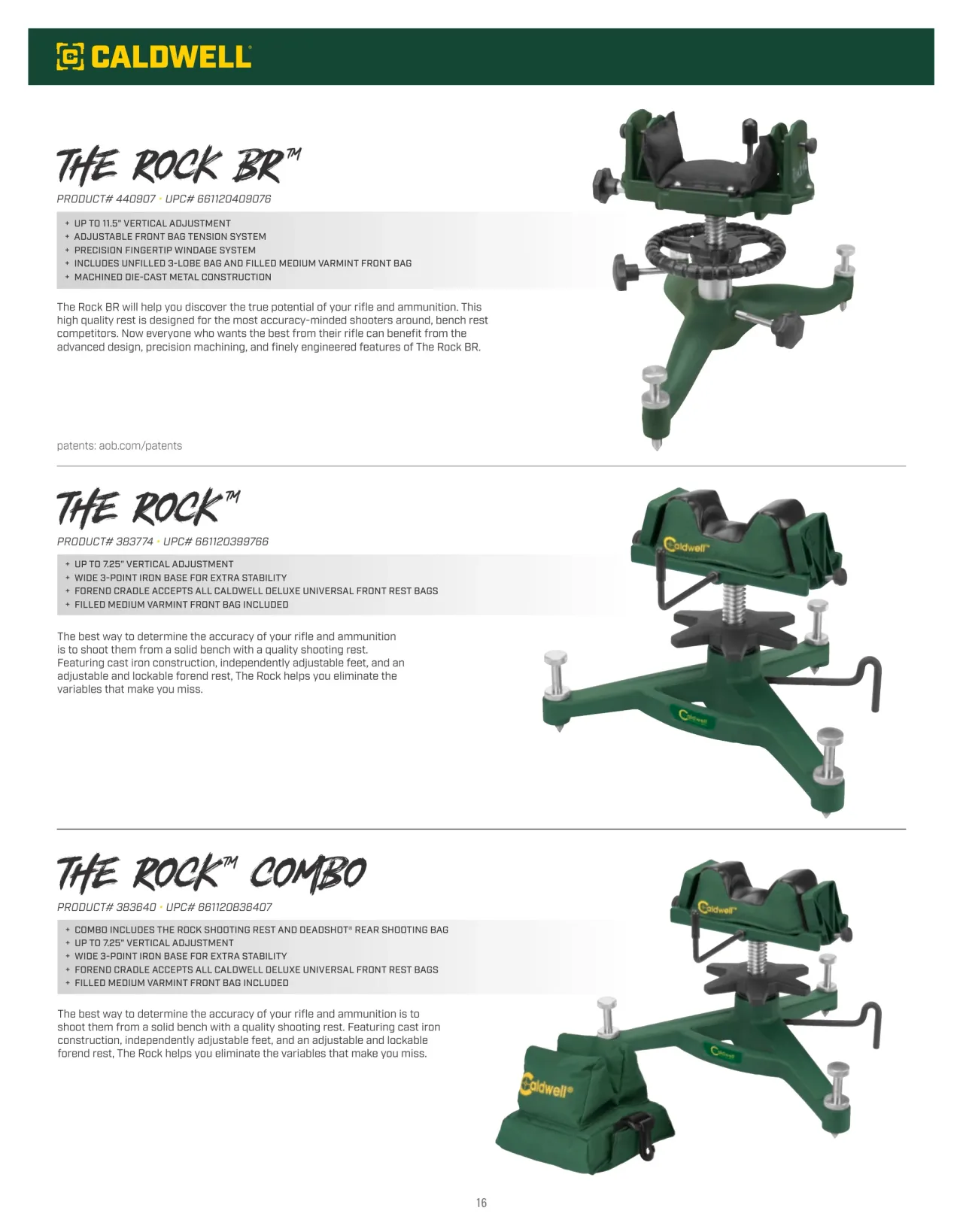 Página 16 de American Outdoor Brands · Accesorios de tiro 2023