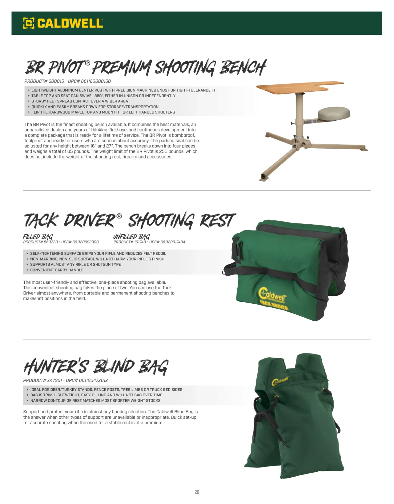 Página 20 de American Outdoor Brands · Accesorios de tiro 2023