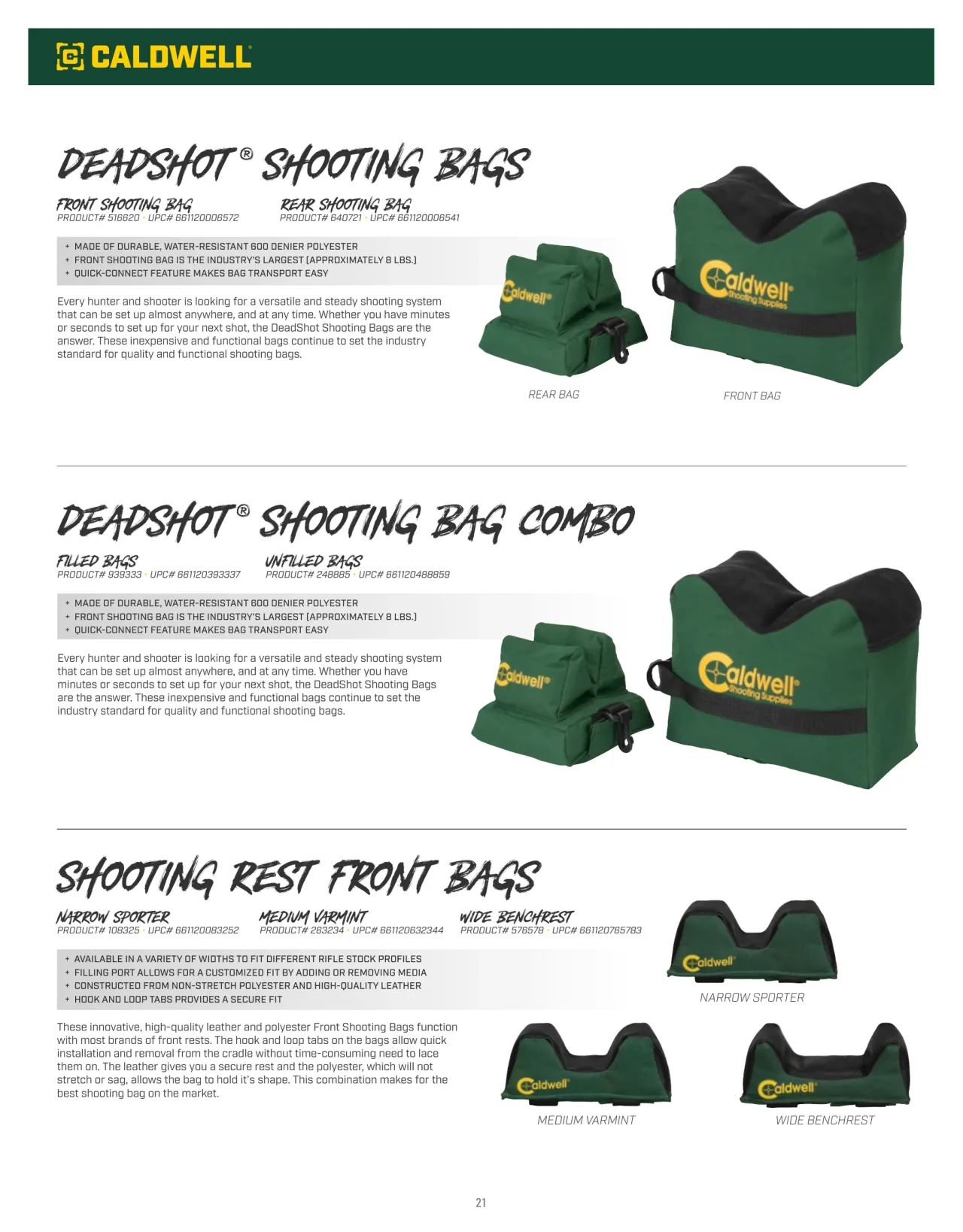 Página 21 de American Outdoor Brands · Accesorios de tiro 2023