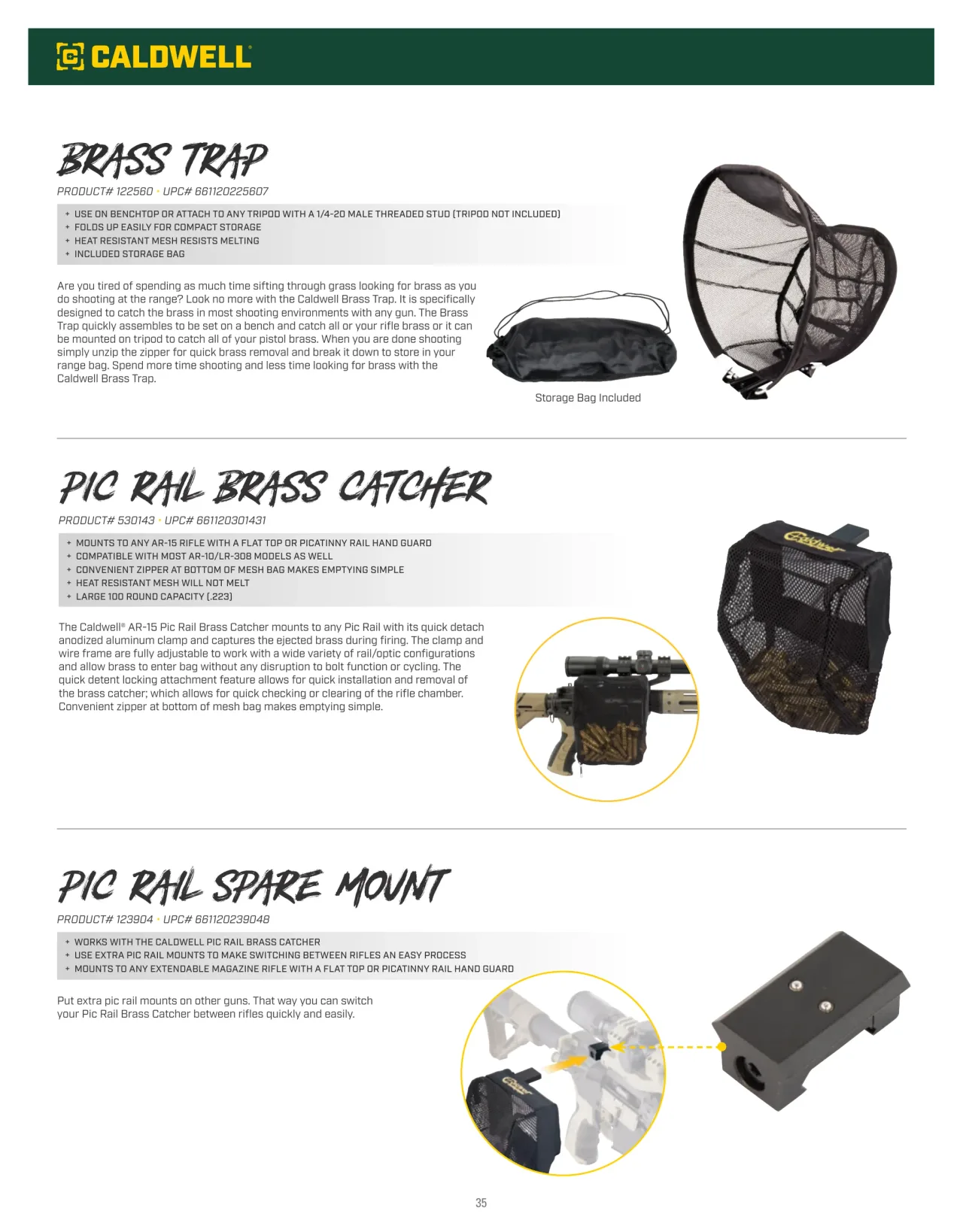 Página 35 de American Outdoor Brands · Accesorios de tiro 2023