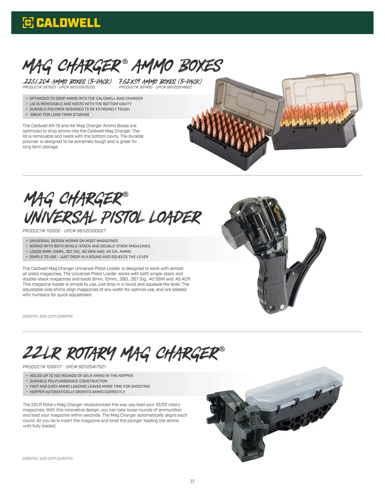 Página 37 de American Outdoor Brands · Accesorios de tiro 2023