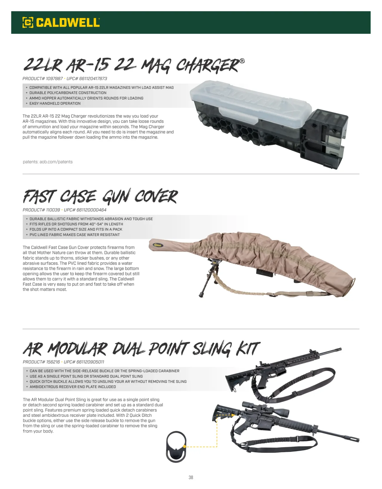 Página 38 de American Outdoor Brands · Accesorios de tiro 2023