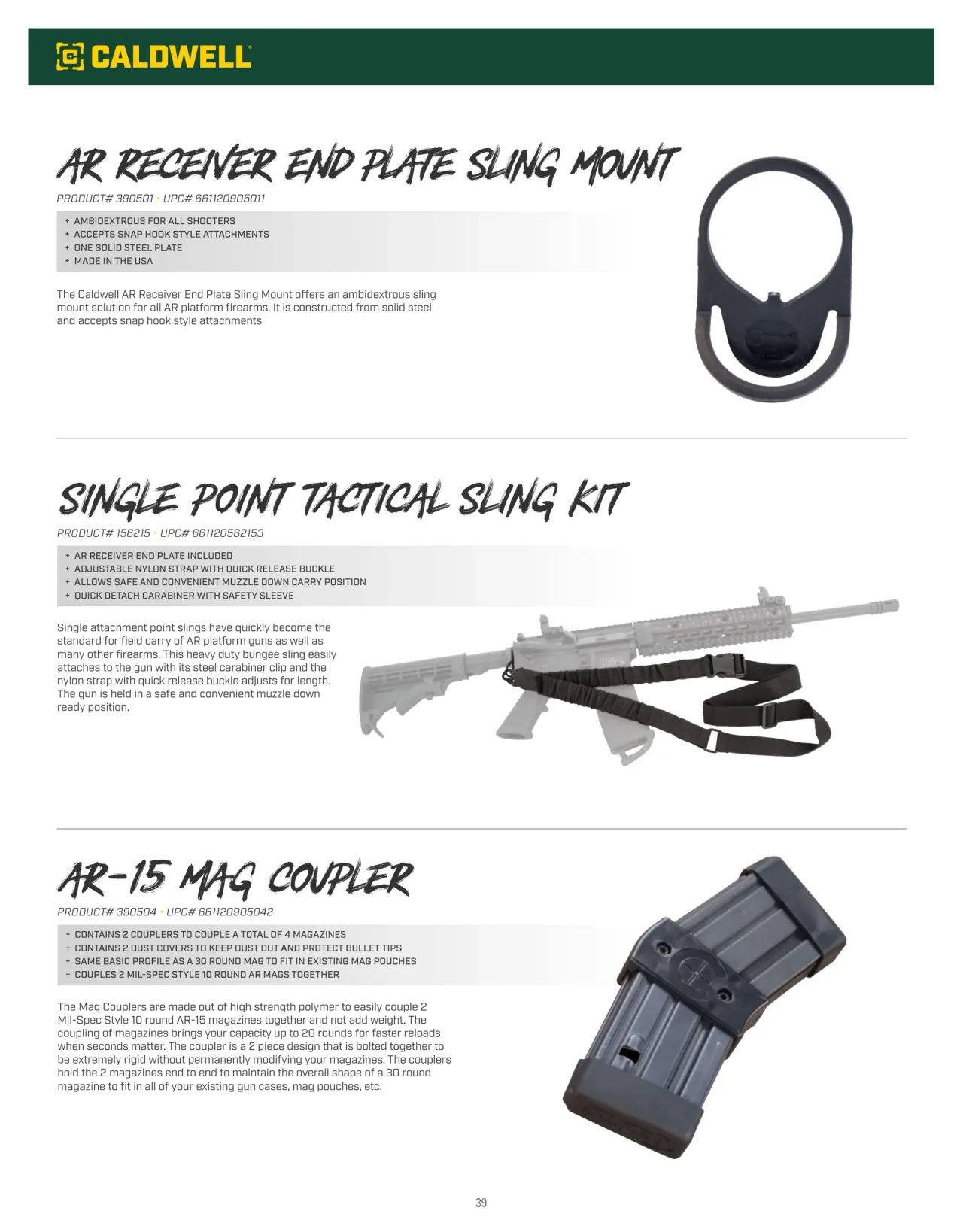 Página 39 de American Outdoor Brands · Accesorios de tiro 2023