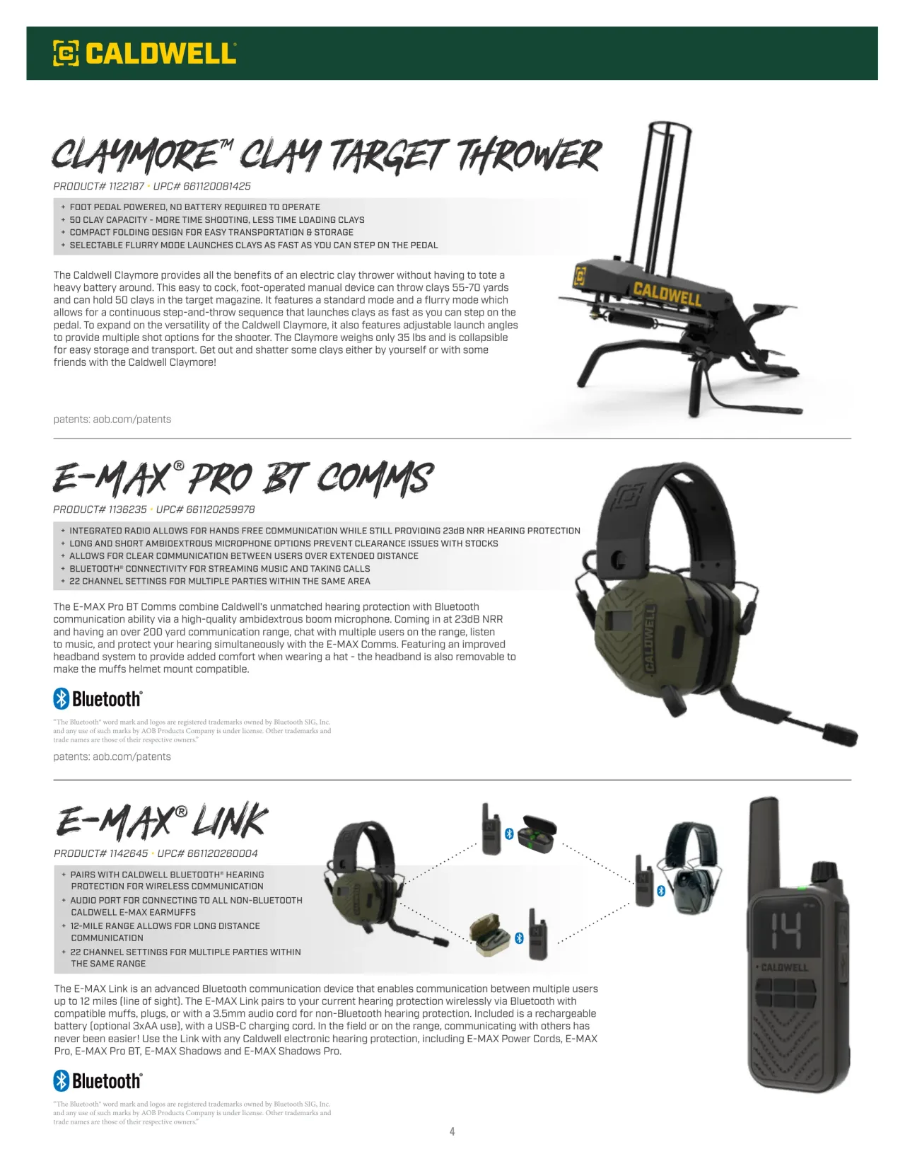 Página 4 de American Outdoor Brands · Accesorios de tiro 2023