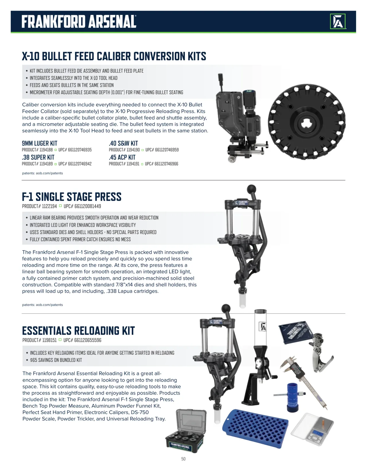 Página 50 de American Outdoor Brands · Accesorios de tiro 2023