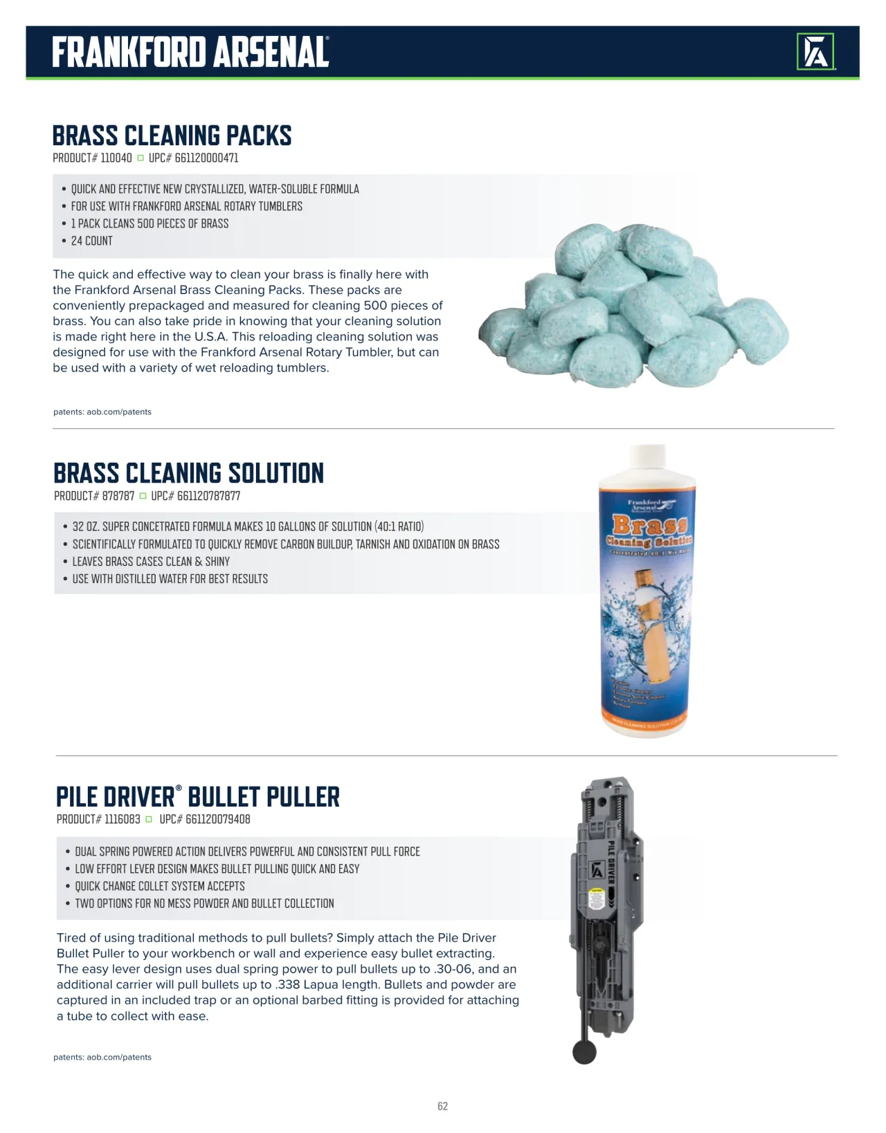 Página 62 de American Outdoor Brands · Accesorios de tiro 2023