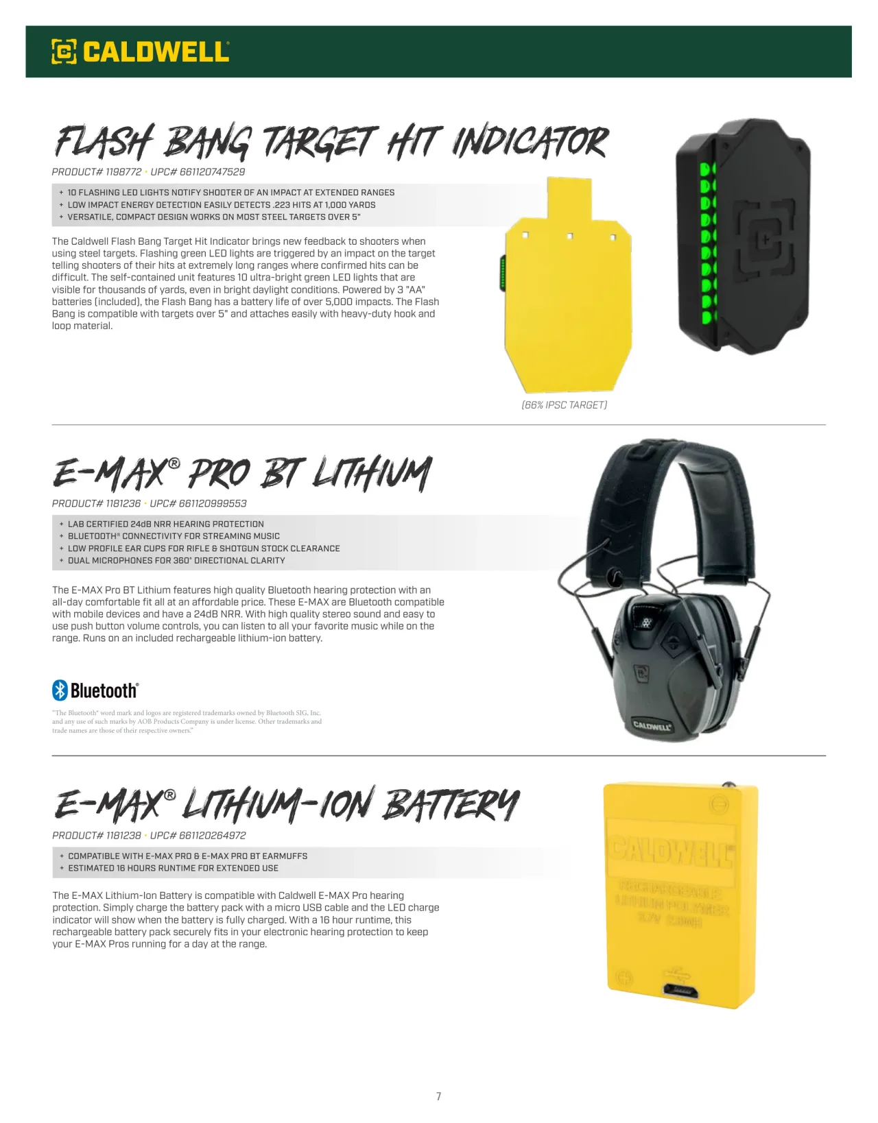 Página 7 de American Outdoor Brands · Accesorios de tiro 2023