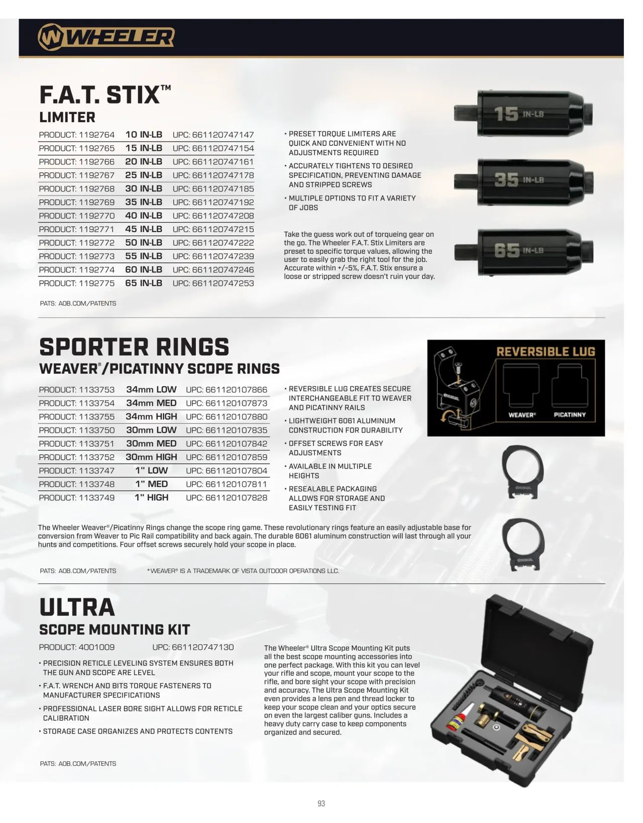 Página 93 de American Outdoor Brands · Accesorios de tiro 2023