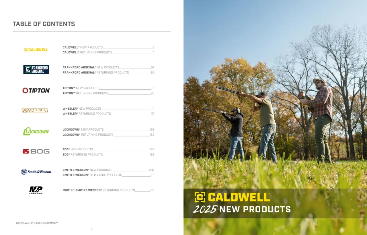 Página 2 de American Outdoor Brands · Accesorios de tiro 2025
