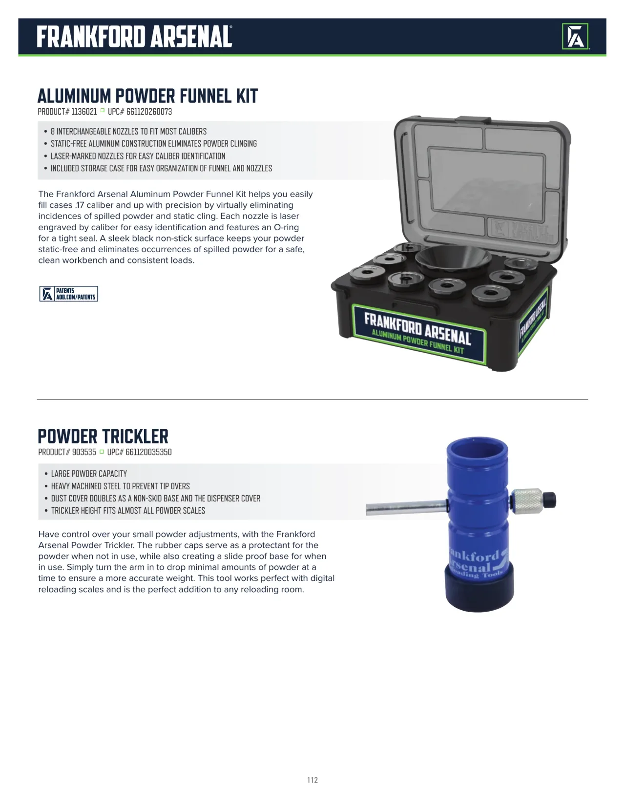 Página 112 de American Outdoor Brands · Accesorios de tiro 2026