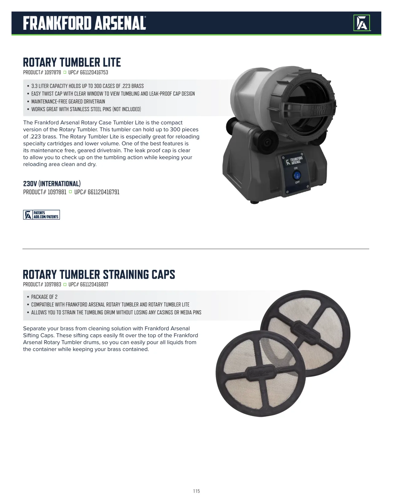 Página 115 de American Outdoor Brands · Accesorios de tiro 2026