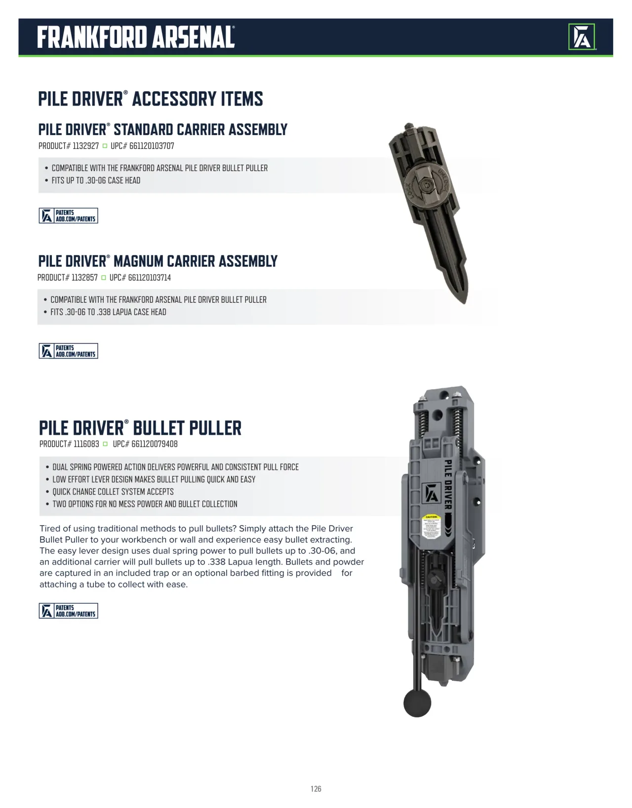 Página 126 de American Outdoor Brands · Accesorios de tiro 2026