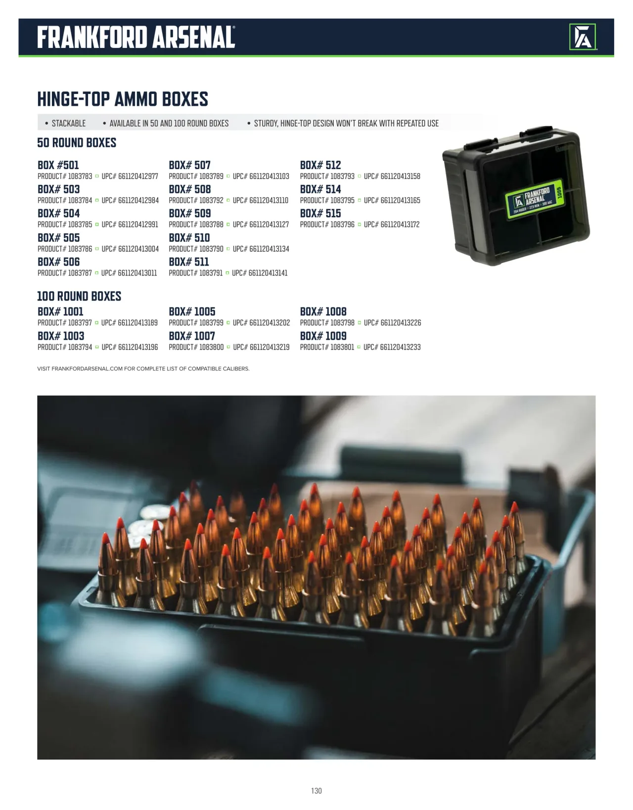 Página 130 de American Outdoor Brands · Accesorios de tiro 2026