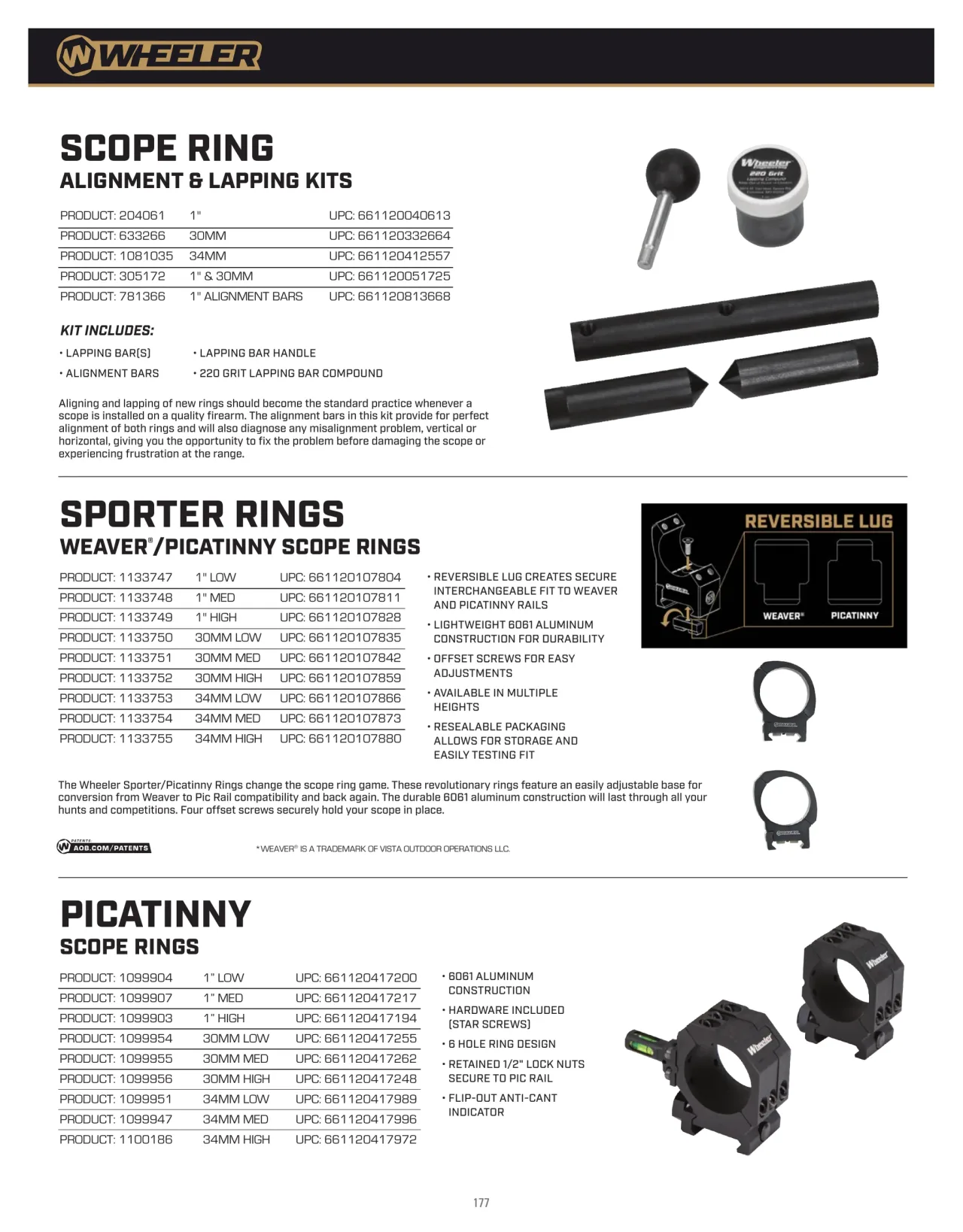 Página 177 de American Outdoor Brands · Accesorios de tiro 2026