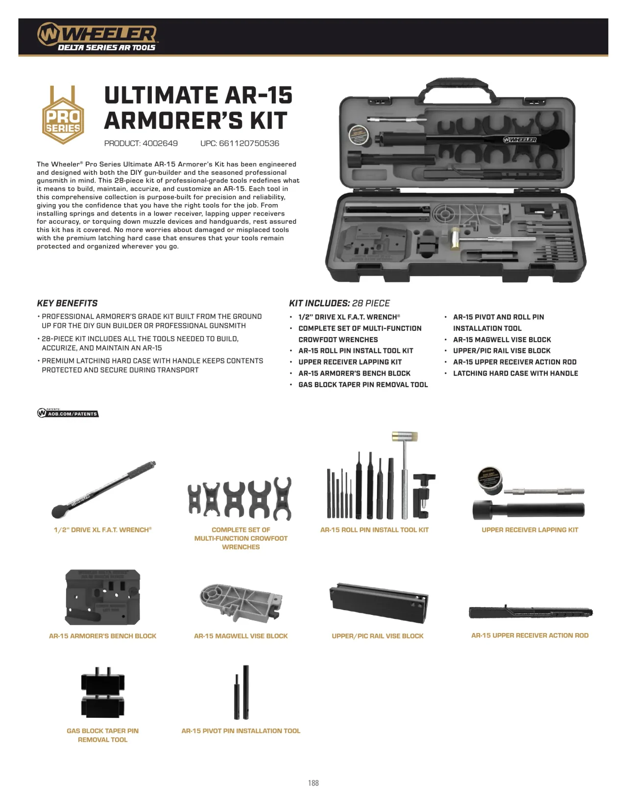 Página 188 de American Outdoor Brands · Accesorios de tiro 2026