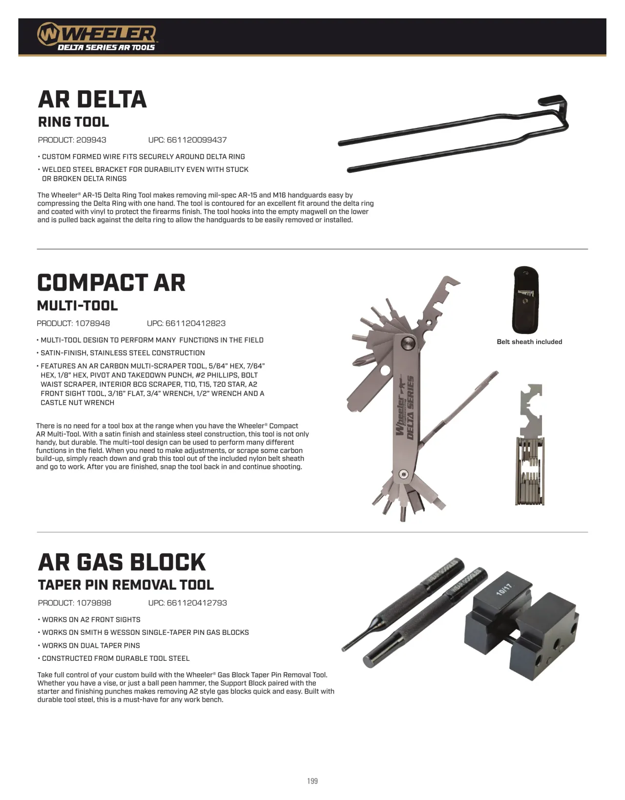 Página 199 de American Outdoor Brands · Accesorios de tiro 2026