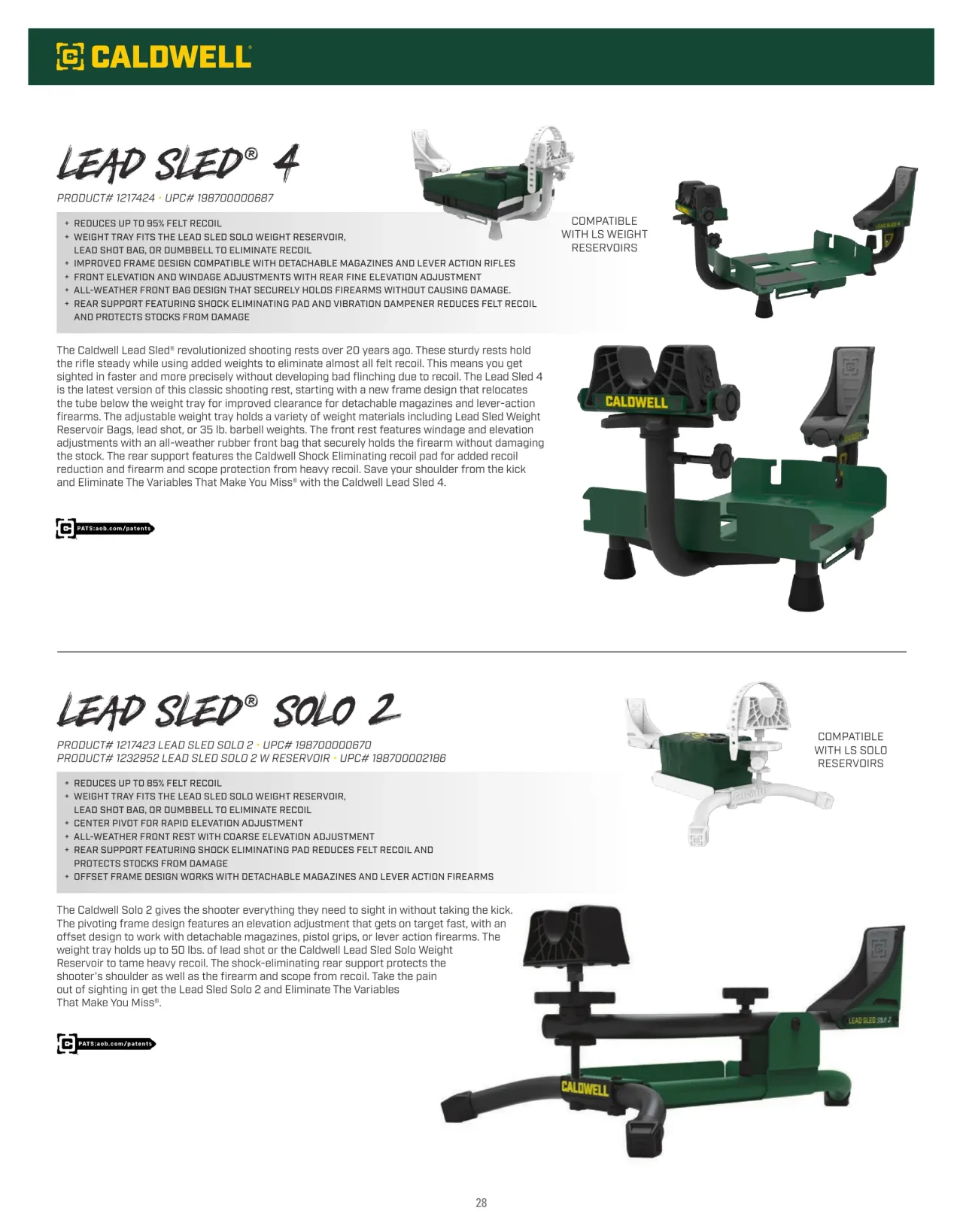 Página 28 de American Outdoor Brands · Accesorios de tiro 2026