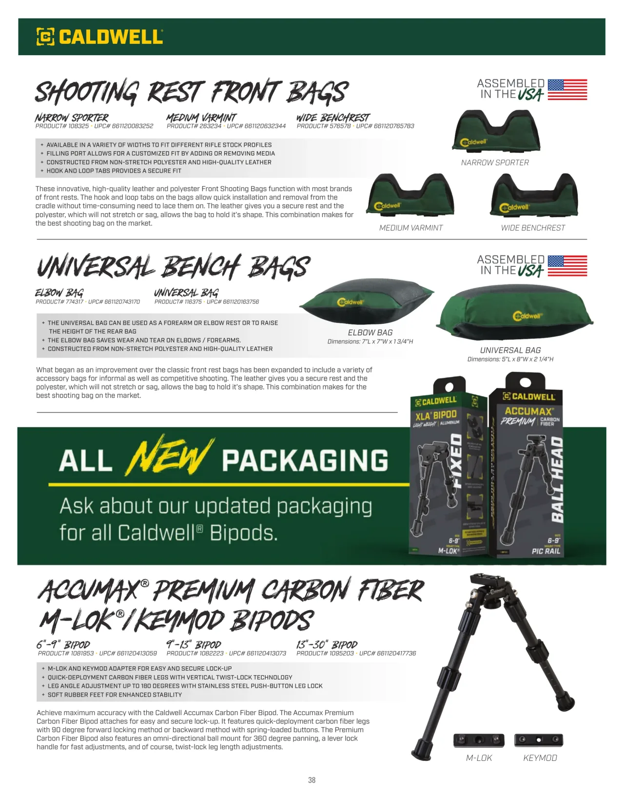 Página 38 de American Outdoor Brands · Accesorios de tiro 2026