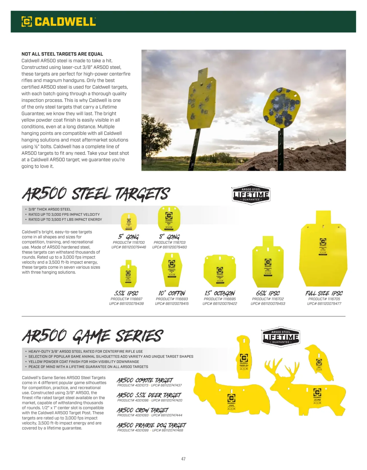 Página 47 de American Outdoor Brands · Accesorios de tiro 2026