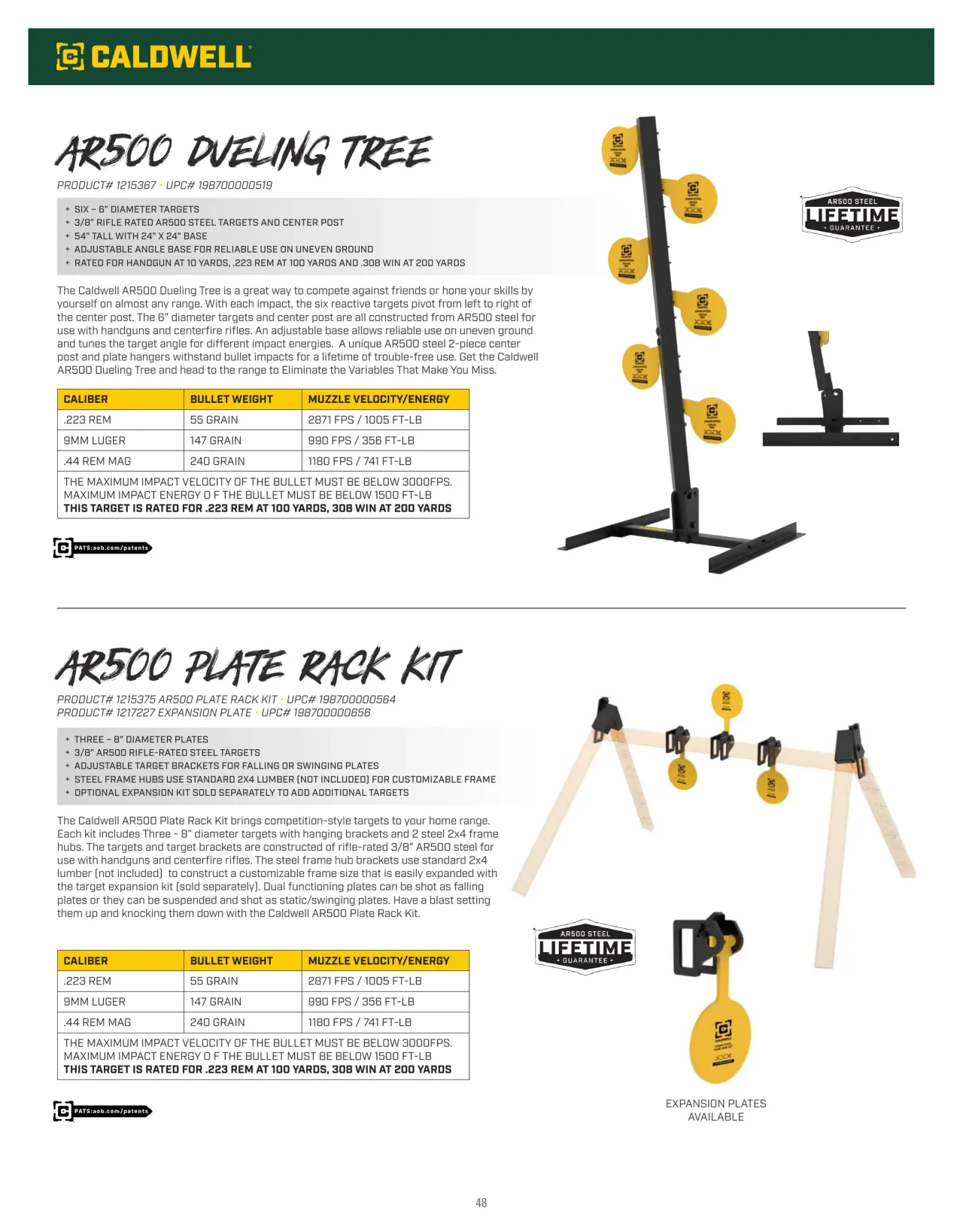 Página 48 de American Outdoor Brands · Accesorios de tiro 2026