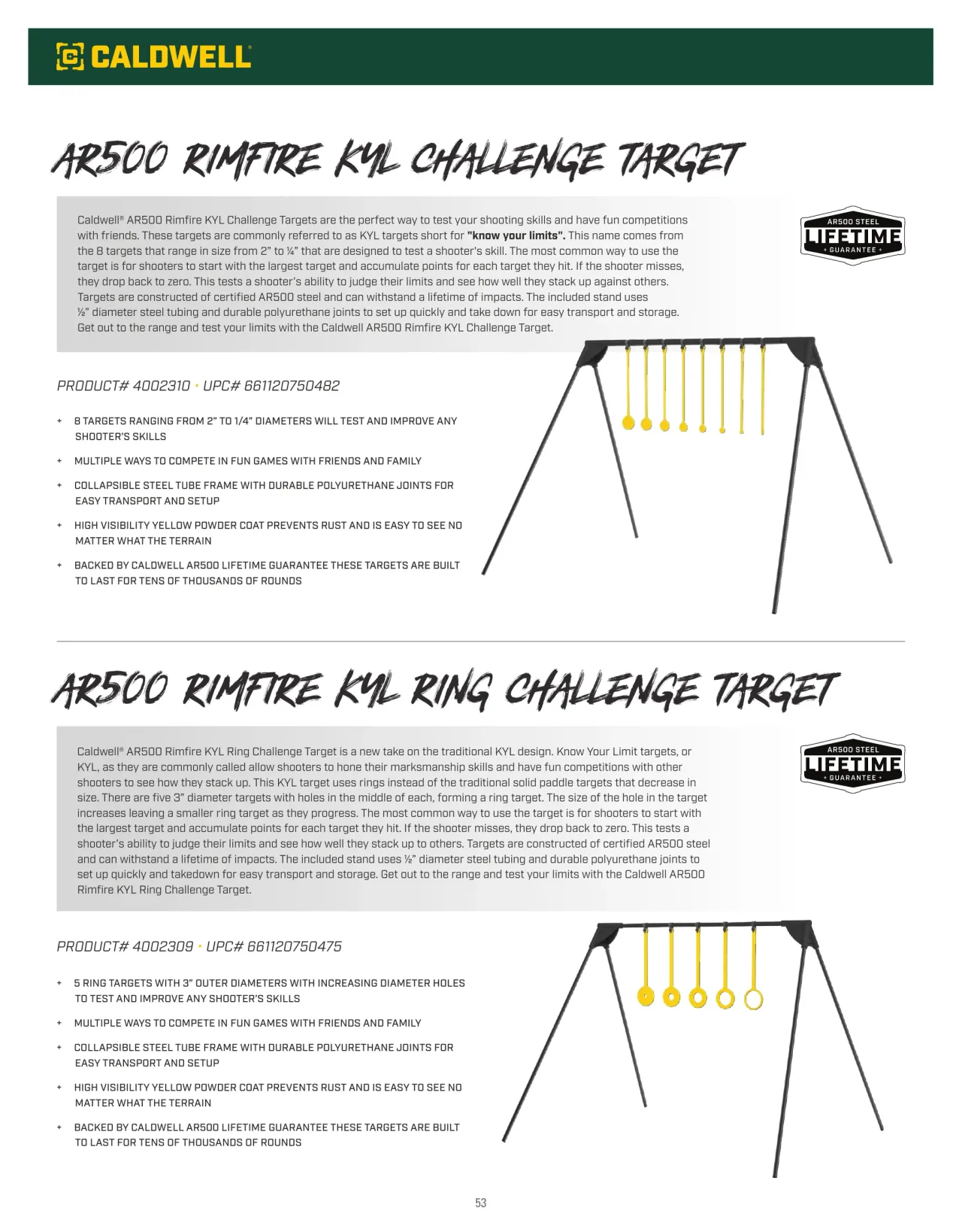 Página 53 de American Outdoor Brands · Accesorios de tiro 2026
