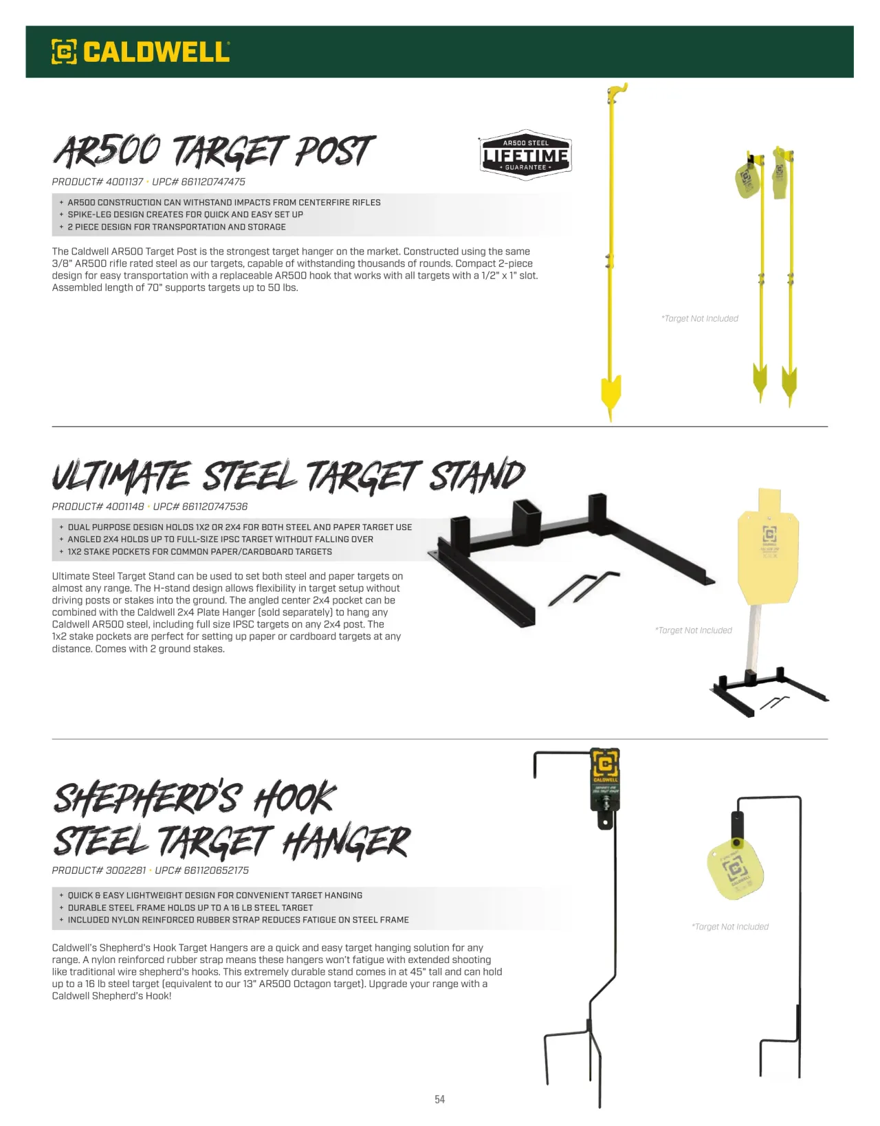 Página 54 de American Outdoor Brands · Accesorios de tiro 2026