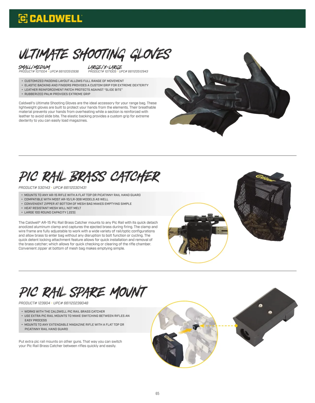 Página 65 de American Outdoor Brands · Accesorios de tiro 2026