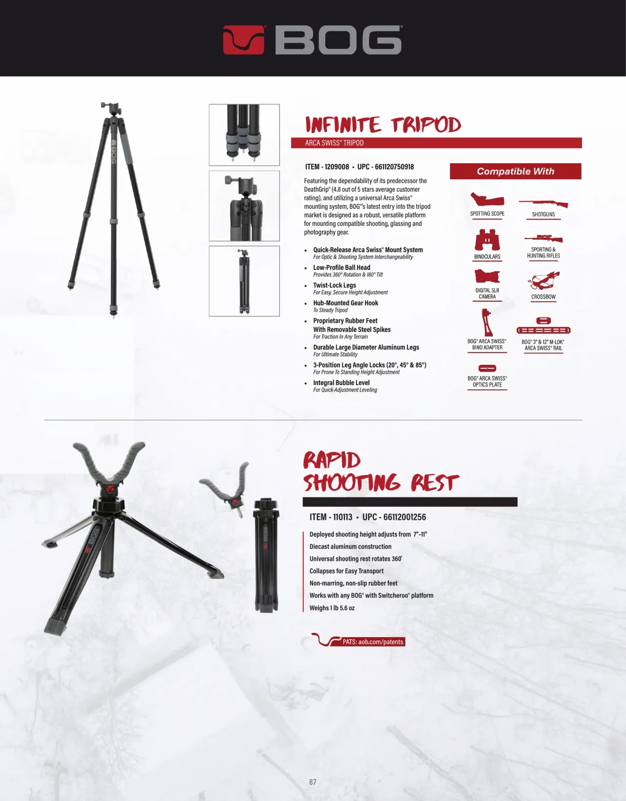 Página 87 de American Outdoor Brands · Accesorios de tiro 2026