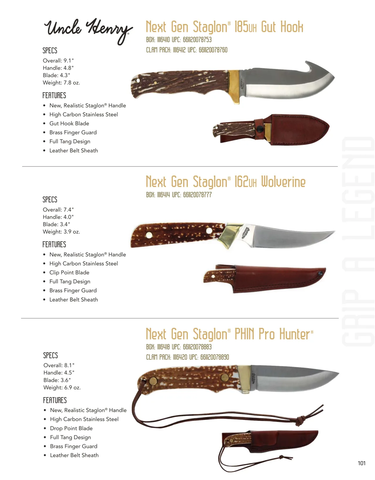 Página 101 de American Outdoor Brands · Cuchillería 2026
