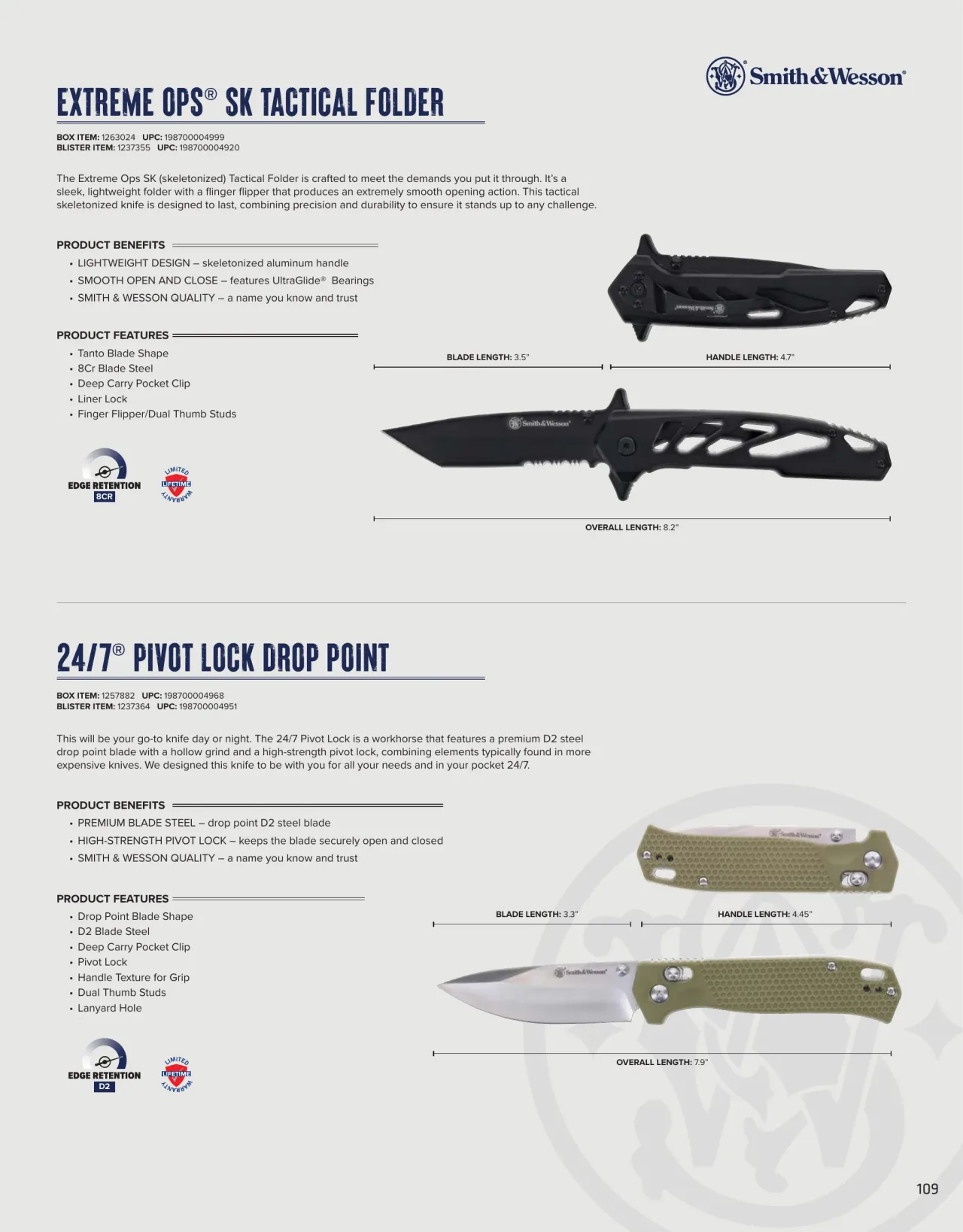 Página 109 de American Outdoor Brands · Cuchillería 2026