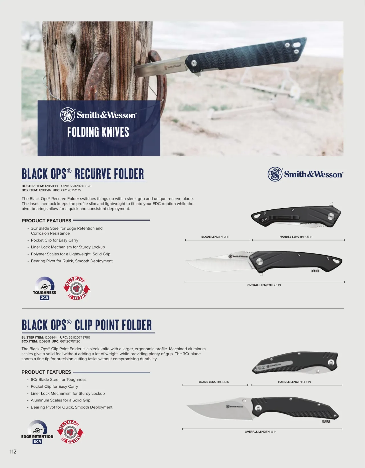 Página 112 de American Outdoor Brands · Cuchillería 2026