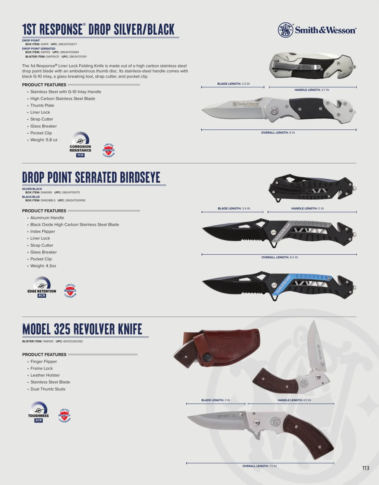 Página 113 de American Outdoor Brands · Cuchillería 2026