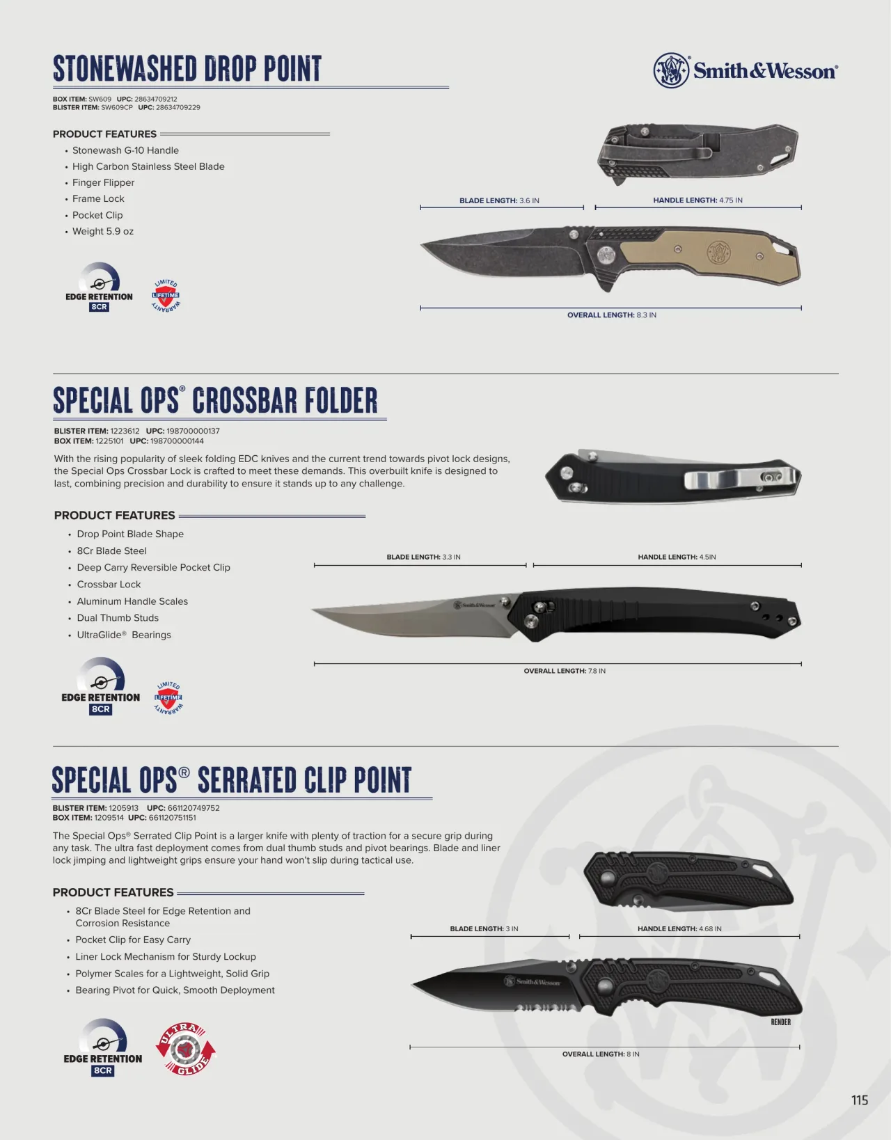 Página 115 de American Outdoor Brands · Cuchillería 2026