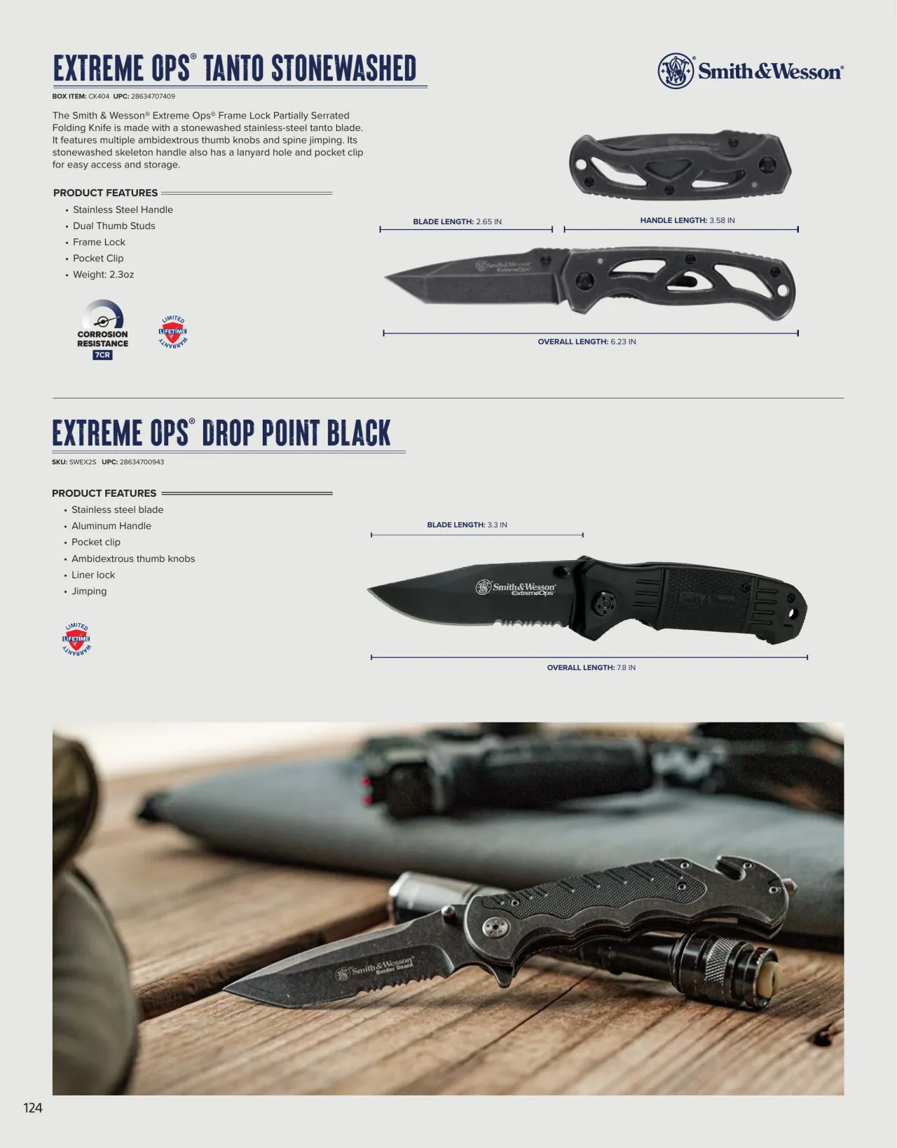 Página 124 de American Outdoor Brands · Cuchillería 2026