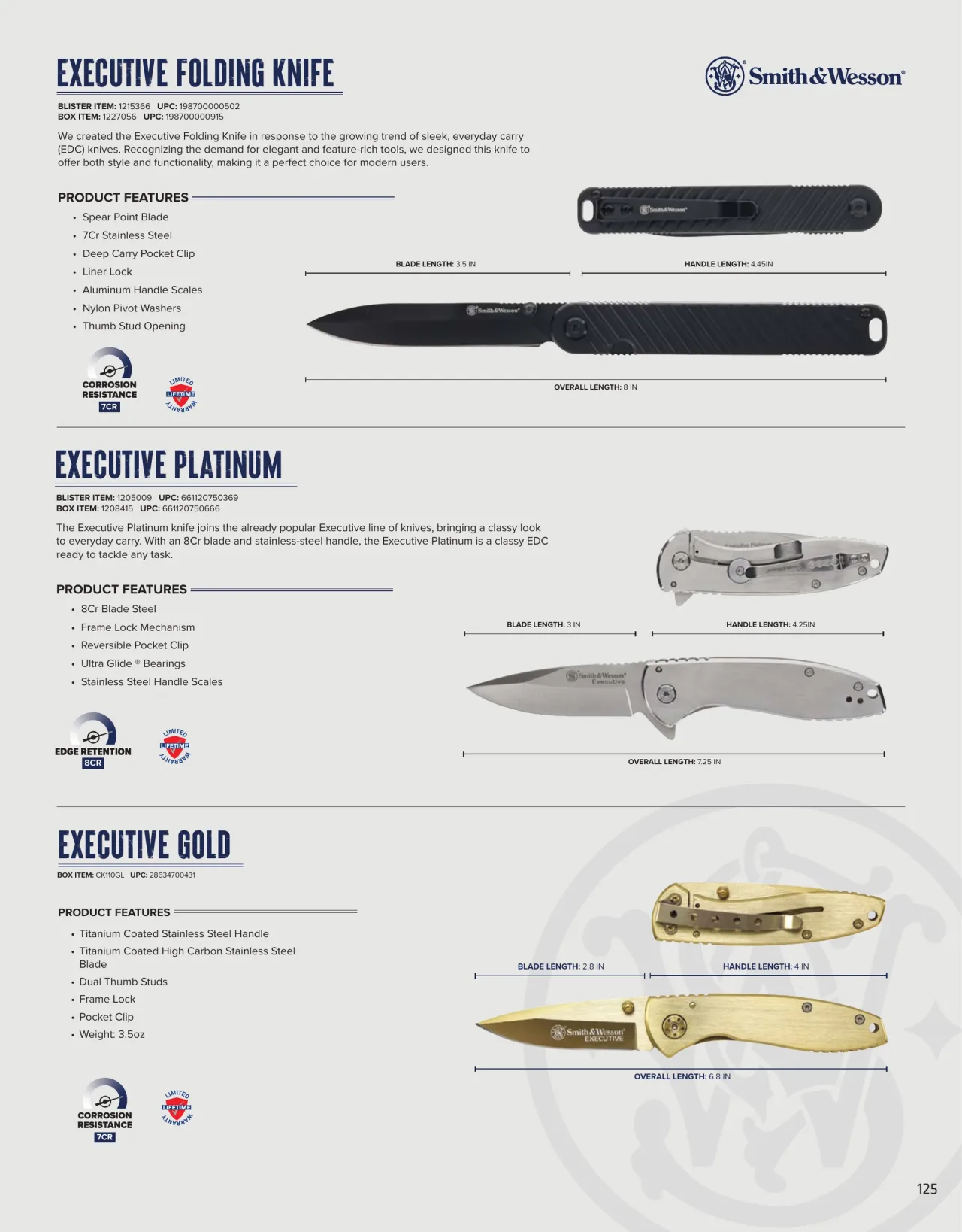 Página 125 de American Outdoor Brands · Cuchillería 2026