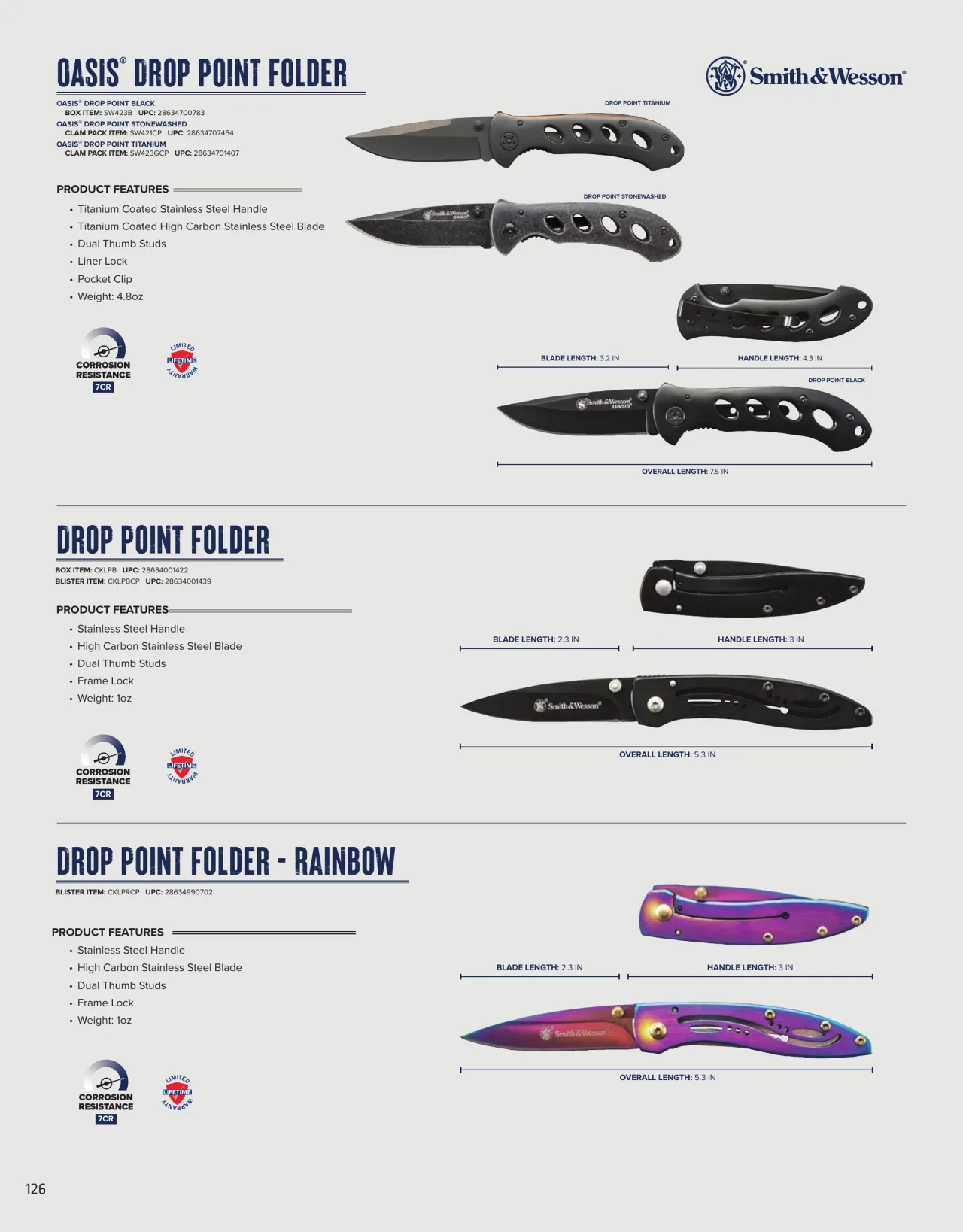 Página 126 de American Outdoor Brands · Cuchillería 2026