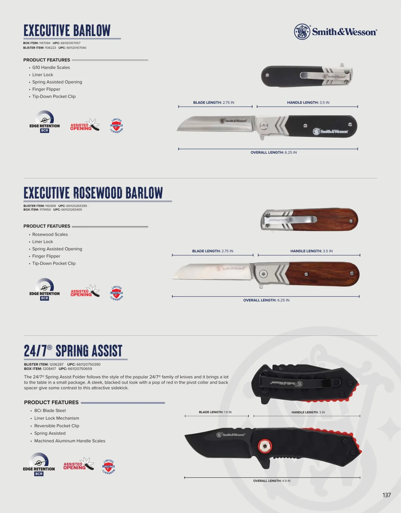 Página 137 de American Outdoor Brands · Cuchillería 2026