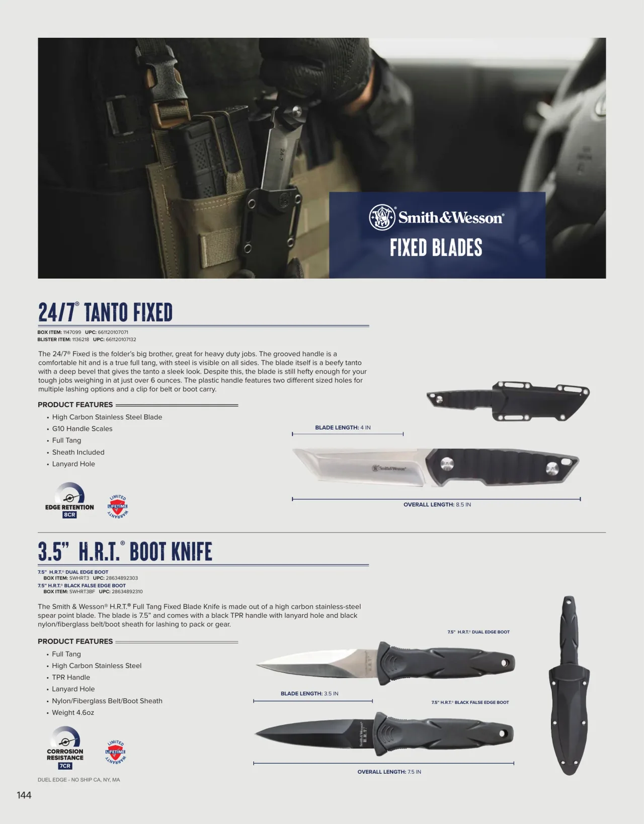Página 144 de American Outdoor Brands · Cuchillería 2026