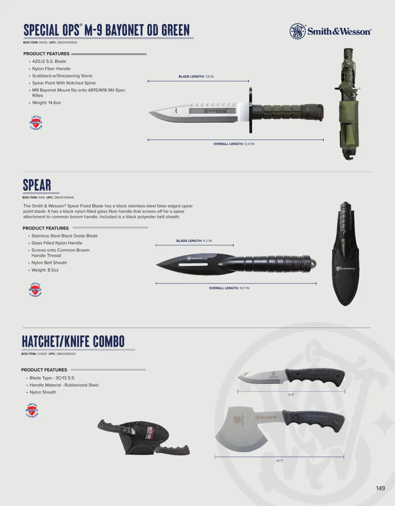 Página 149 de American Outdoor Brands · Cuchillería 2026