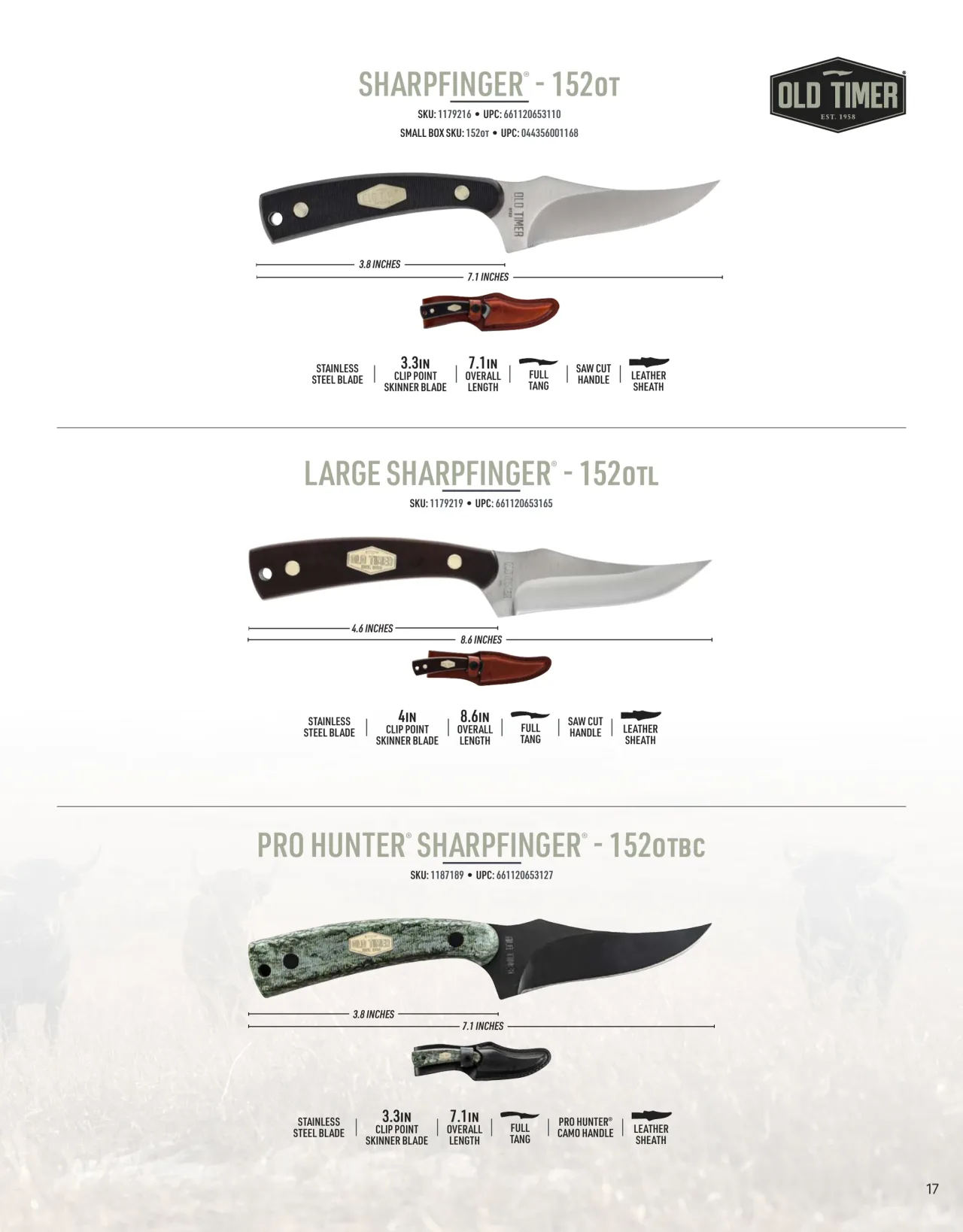 Página 17 de American Outdoor Brands · Cuchillería 2026