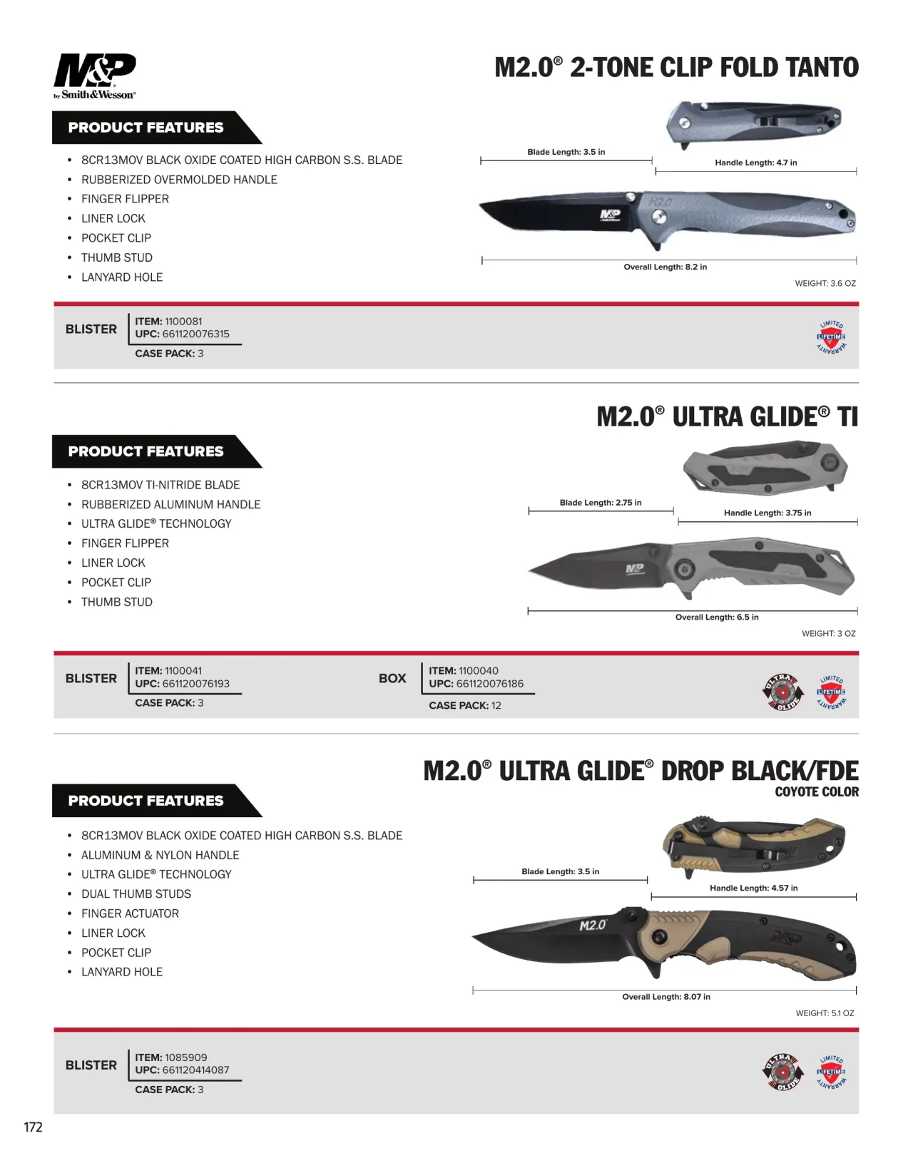 Página 172 de American Outdoor Brands · Cuchillería 2026